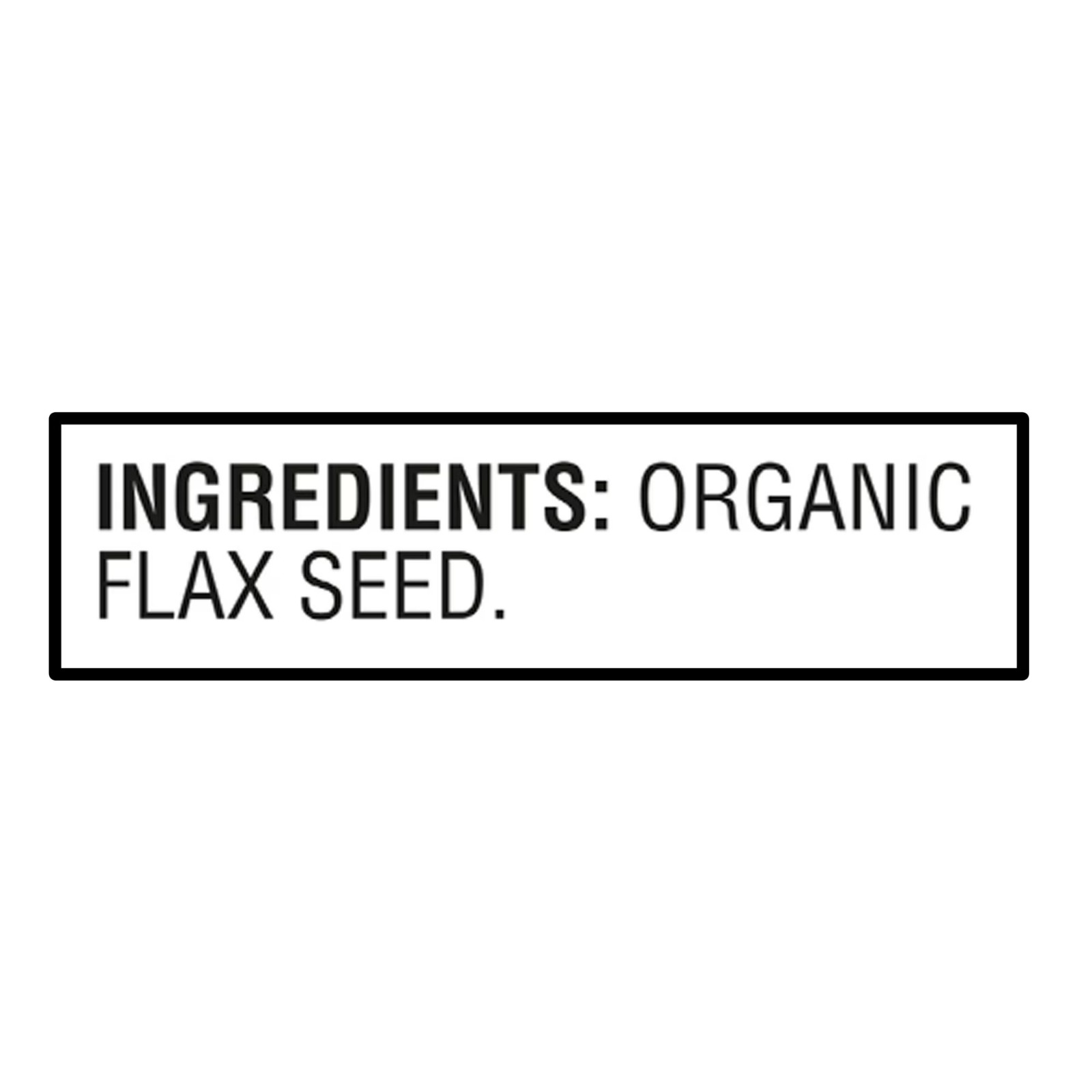 Great Value Organic Whole Flax Seed, 22 oz Free Shipping