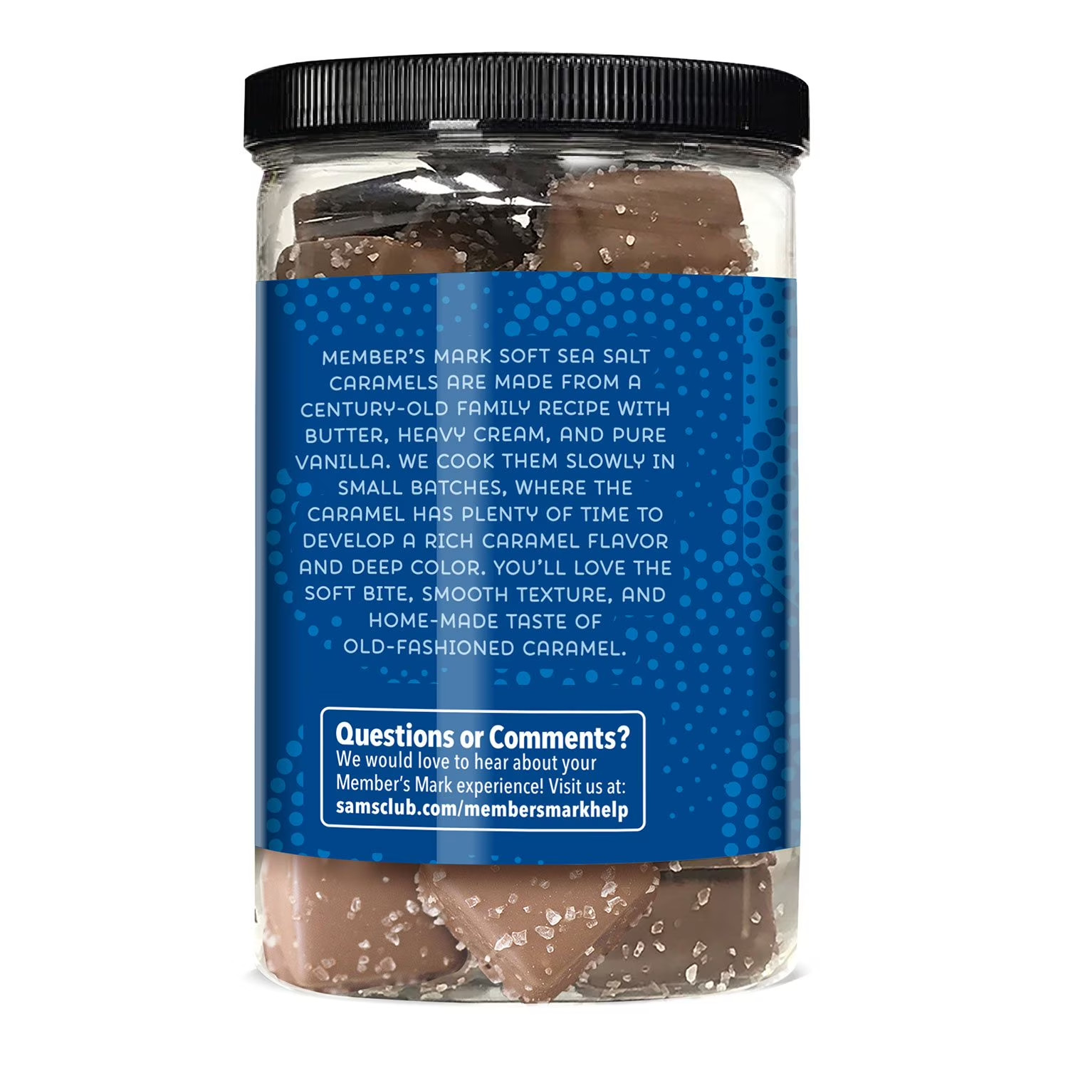 Member’s Mark Milk Chocolate Sea Salt Caramels 36 oz Gourmet Candy Bulk