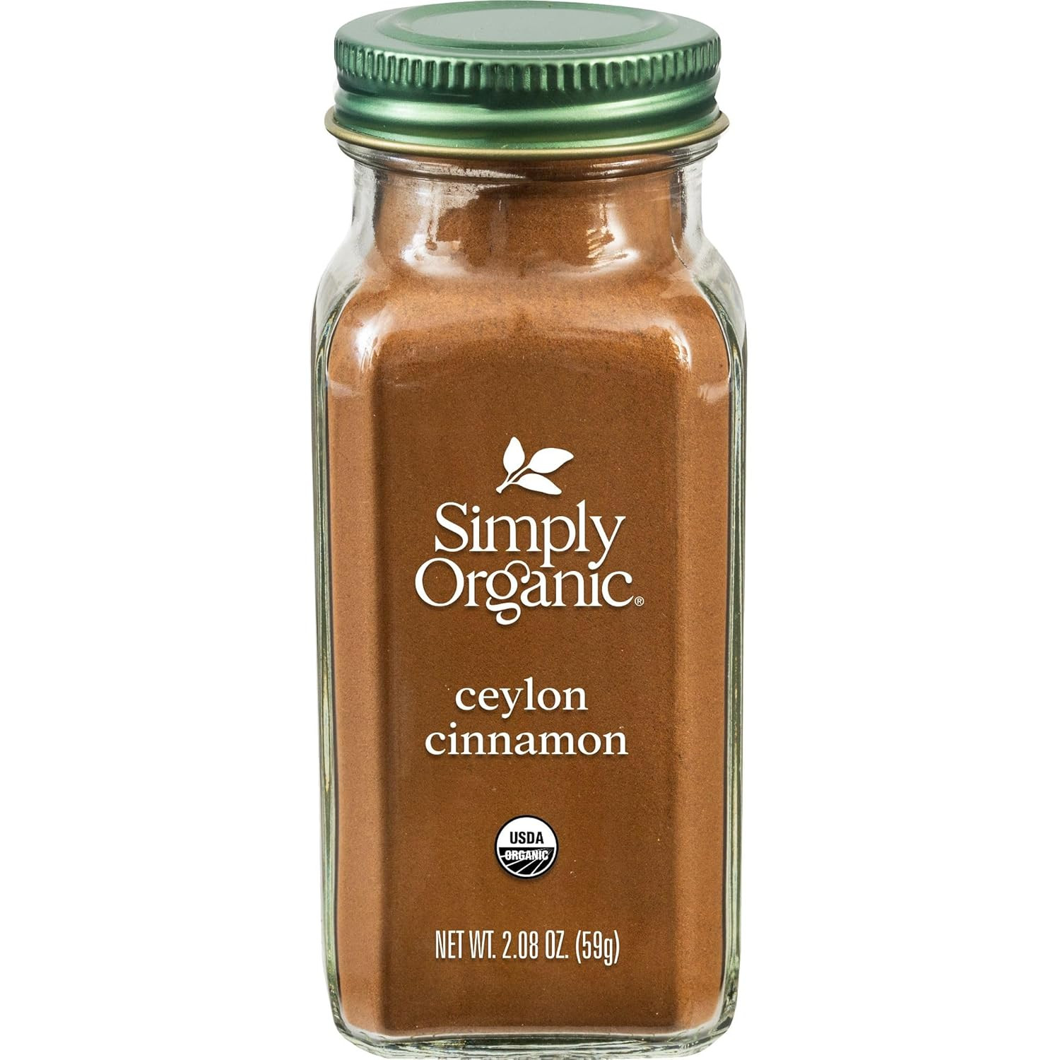 Simply Organic Organic Ground Ceylon Cinnamon, GMO Free 2.08 oz Bottle