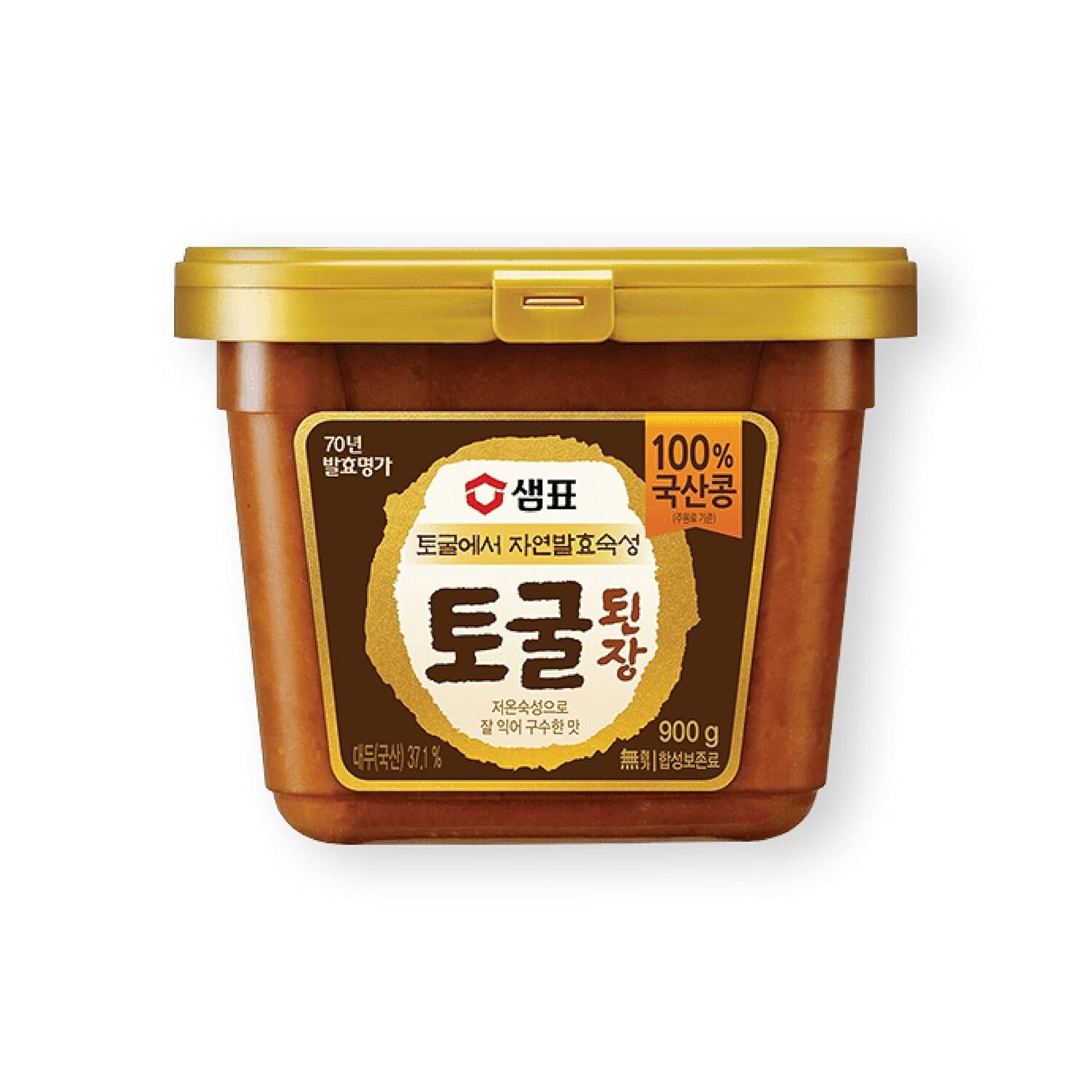 Sempio Korean 6-Month Matured Unpasteurized Non-GMO Togul Soybean Paste Doenjang