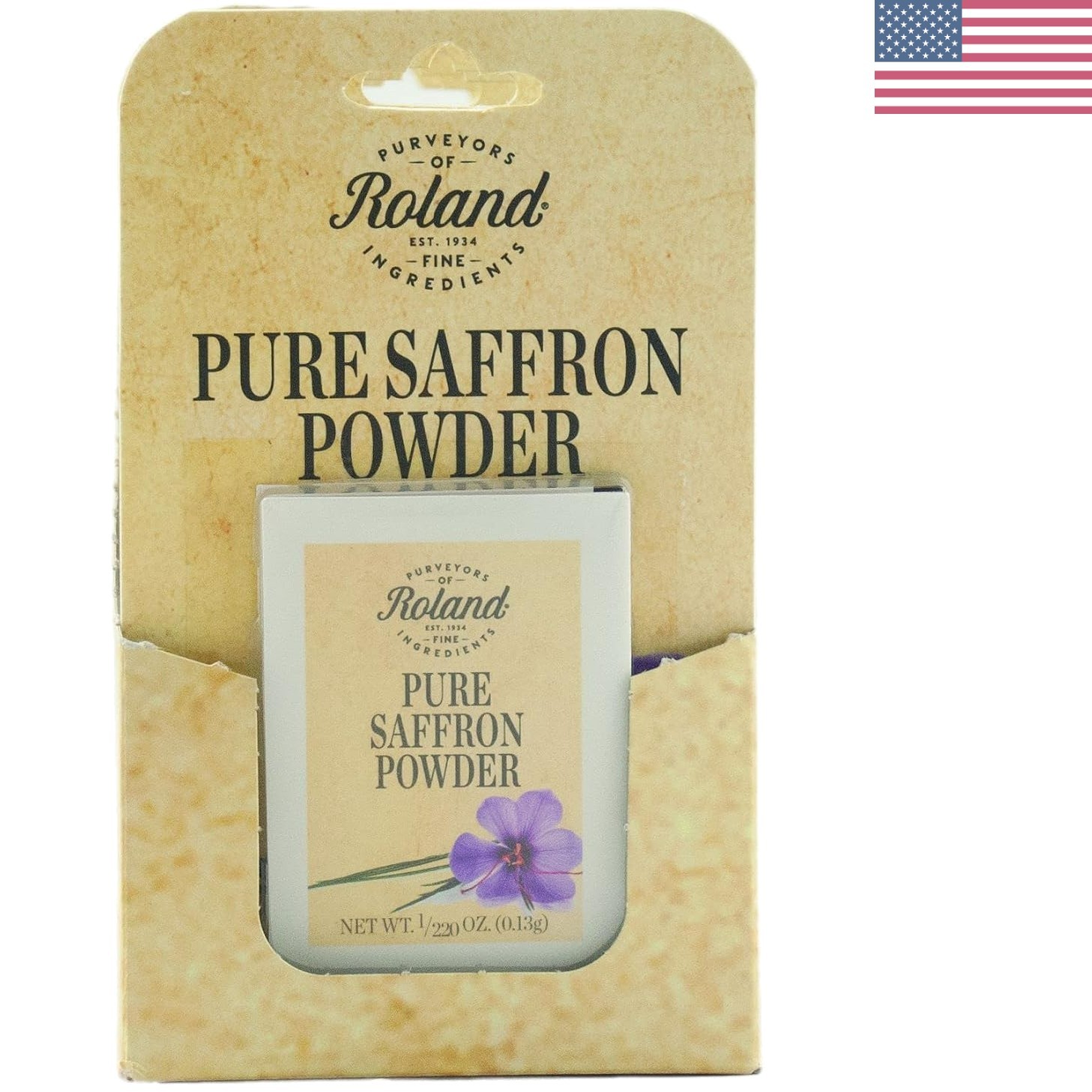 Pure Saffron Powder, Specialty Imported Food, 0.5-Gram Box