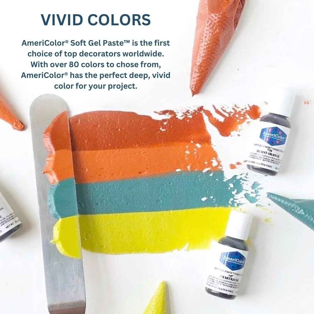 Food Coloring Student – Kit 2 .75 Ounce Bottles Soft Gel Paste Colors