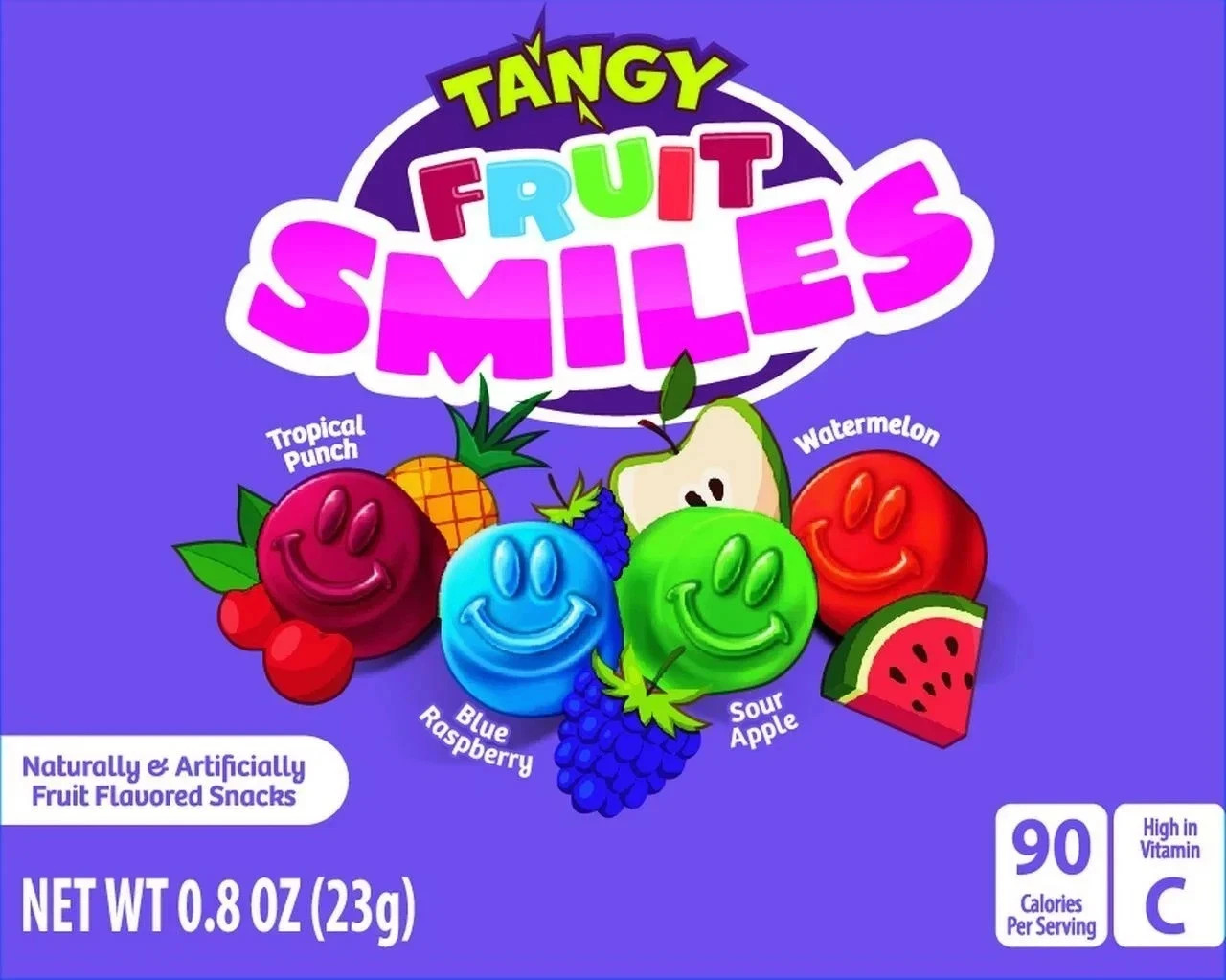Great Value Fruit Smiles Snacks 40 Count – Tangy Flavor, Chewy & Tasty