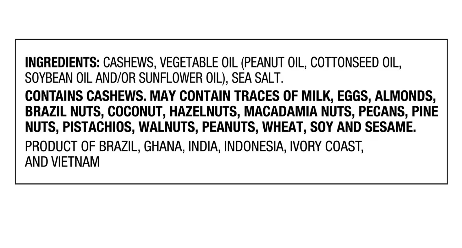Great Value Deluxe Whole Cashews, 30 oz