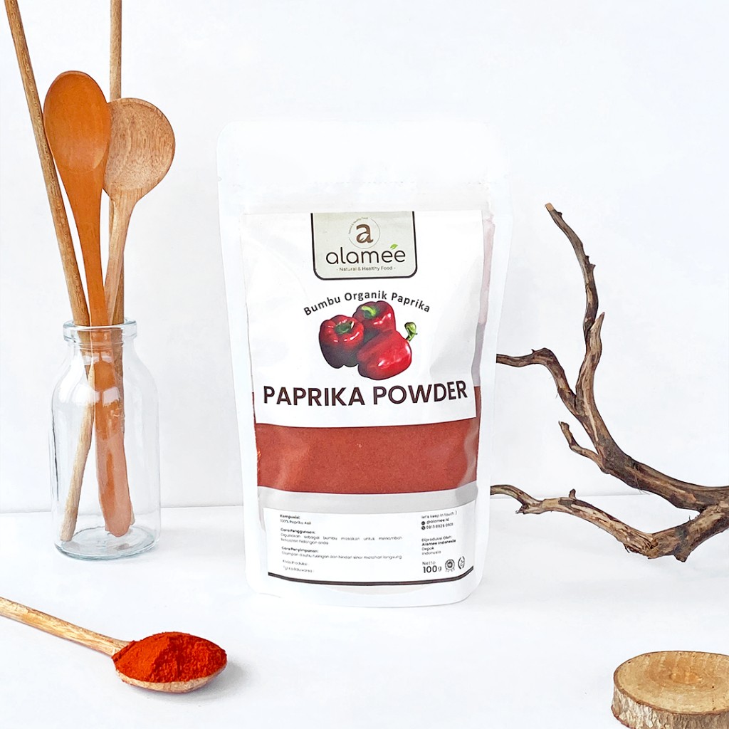 Organic Paprika Powder 100g Ground Spice For Cooking Global Flavor Pantry Staple