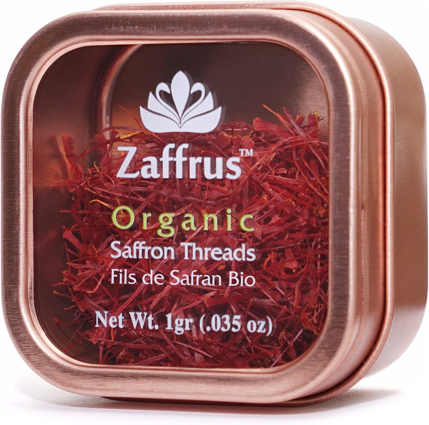 Saffron Threads Certified Organic Cooking Use 1 gram / .035 oz
