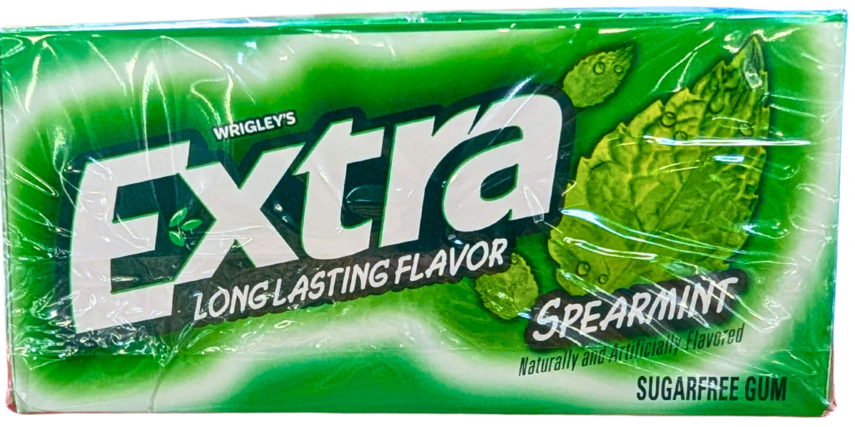 Wrigley’s Extra Spearmint Sugar Free Chewing Gum 10 Packs x 15 Pcs EXP 02/2027