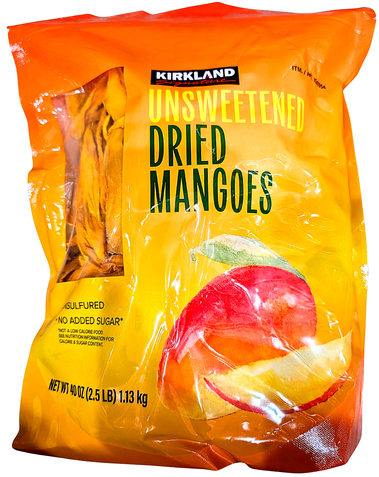Kirkland Signature Unsweetened Dried Mangoes 40 Oz EXP 08/2027