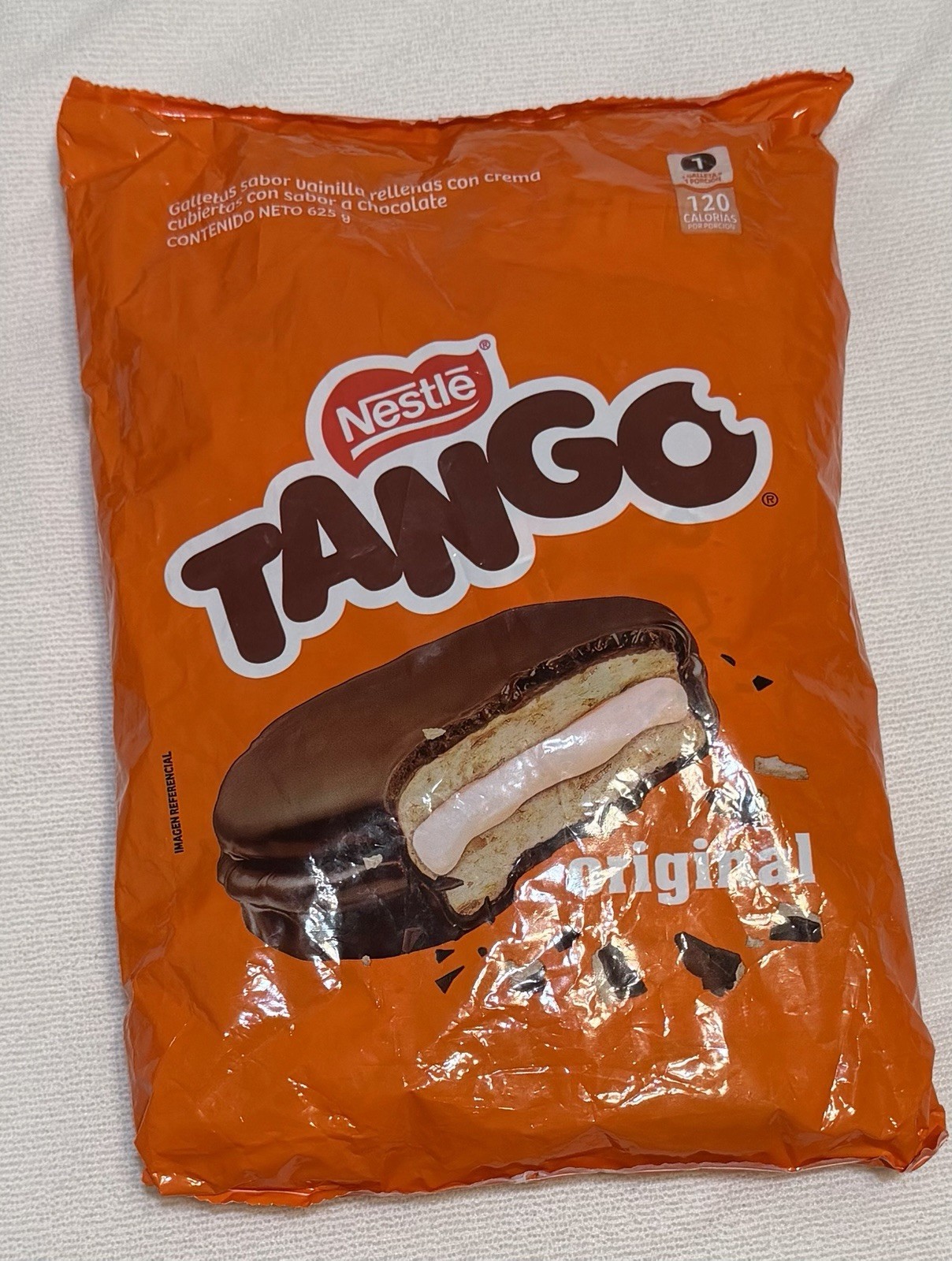Tango Nestlé Galleta Dulce De Ecuador Covered Sandwich Cookie 25 Units 625g