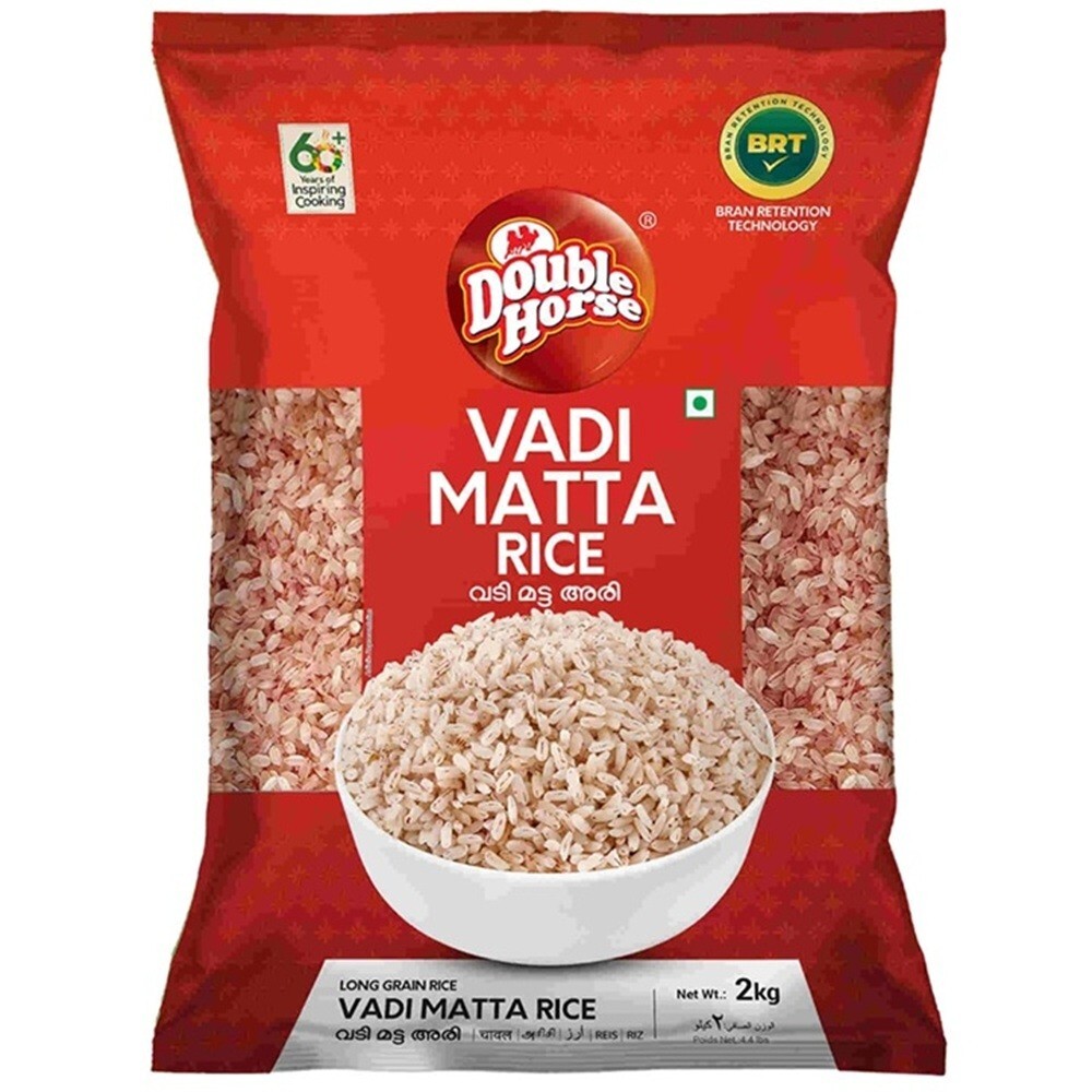 Vadi Matta Kerala Red Long Rice Double Horse 2 KG