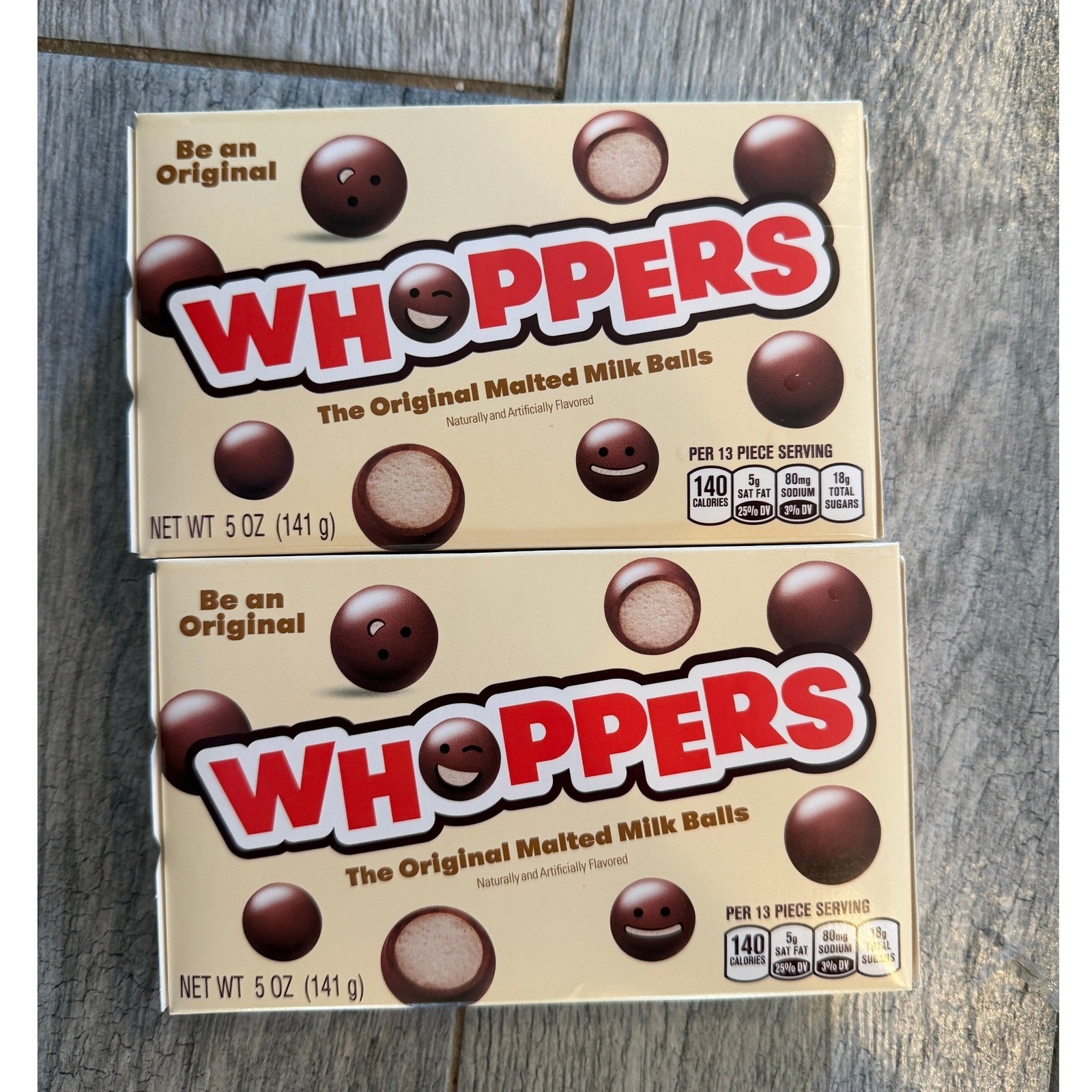 Whoppers Malted Milk Balls Candy 2 Pack Original Theater Box NEW Exp 5/2026