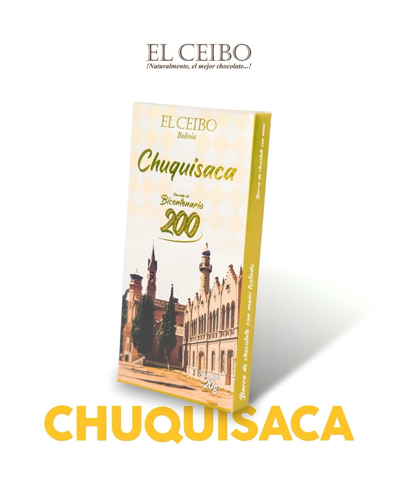 Limited Edition El Ceibo Bolivia Chocolate Del Bicentenario 200, 9 Bars NW 188gr