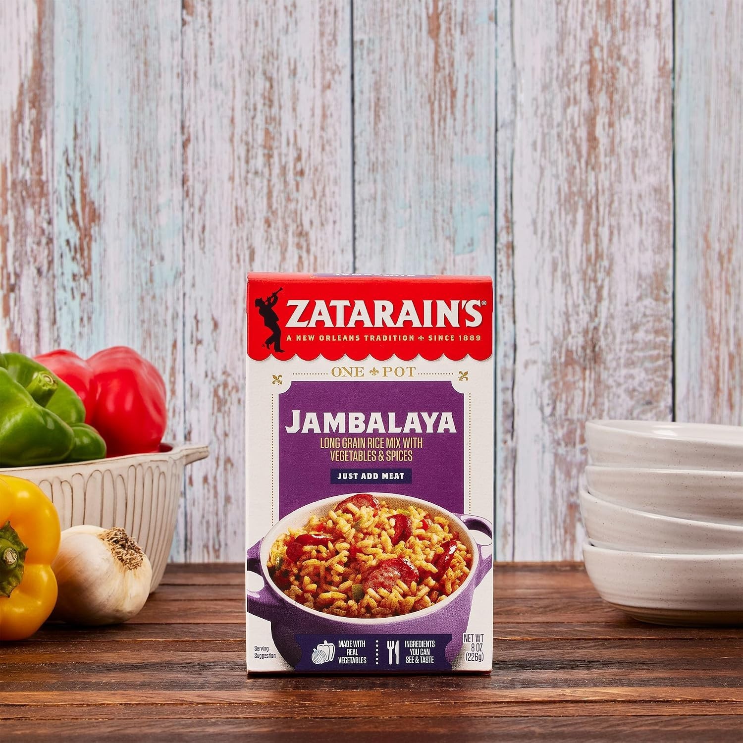 Convenient 8 oz Jambalaya Rice Mix, Gluten-Free with Bold Flavors – Easy Dinner