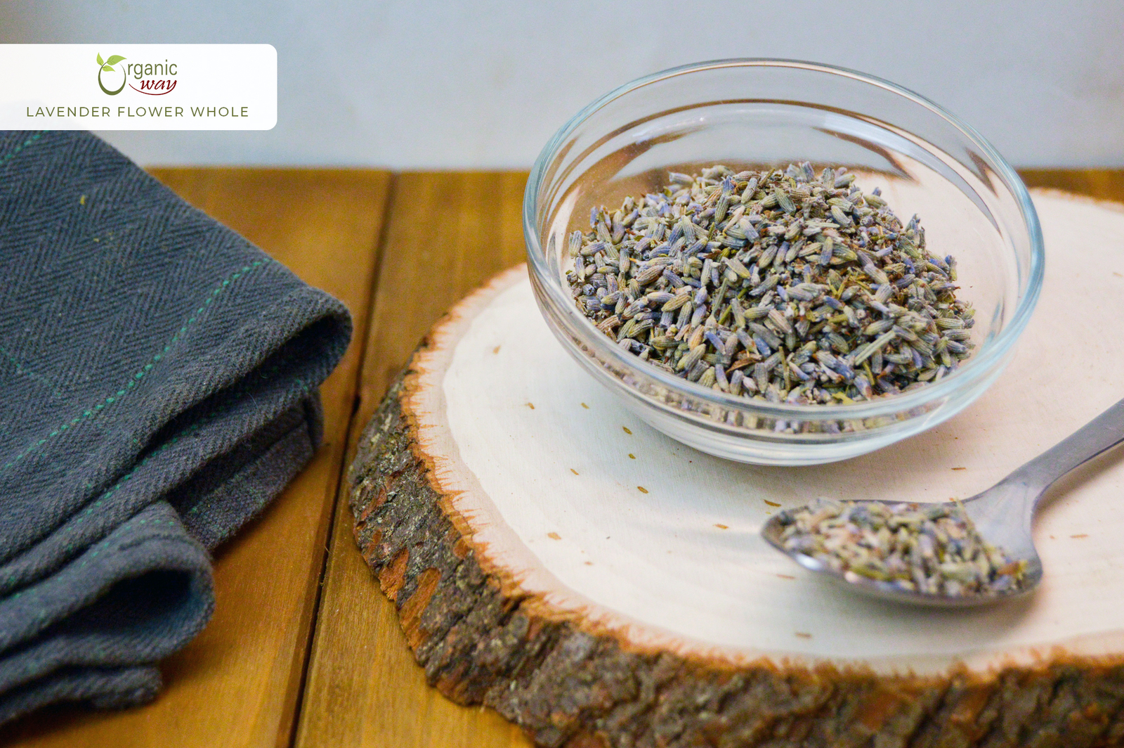 Organic Way Dried Lavender Flower Buds Whole – Organic, Kosher & USDA Certified