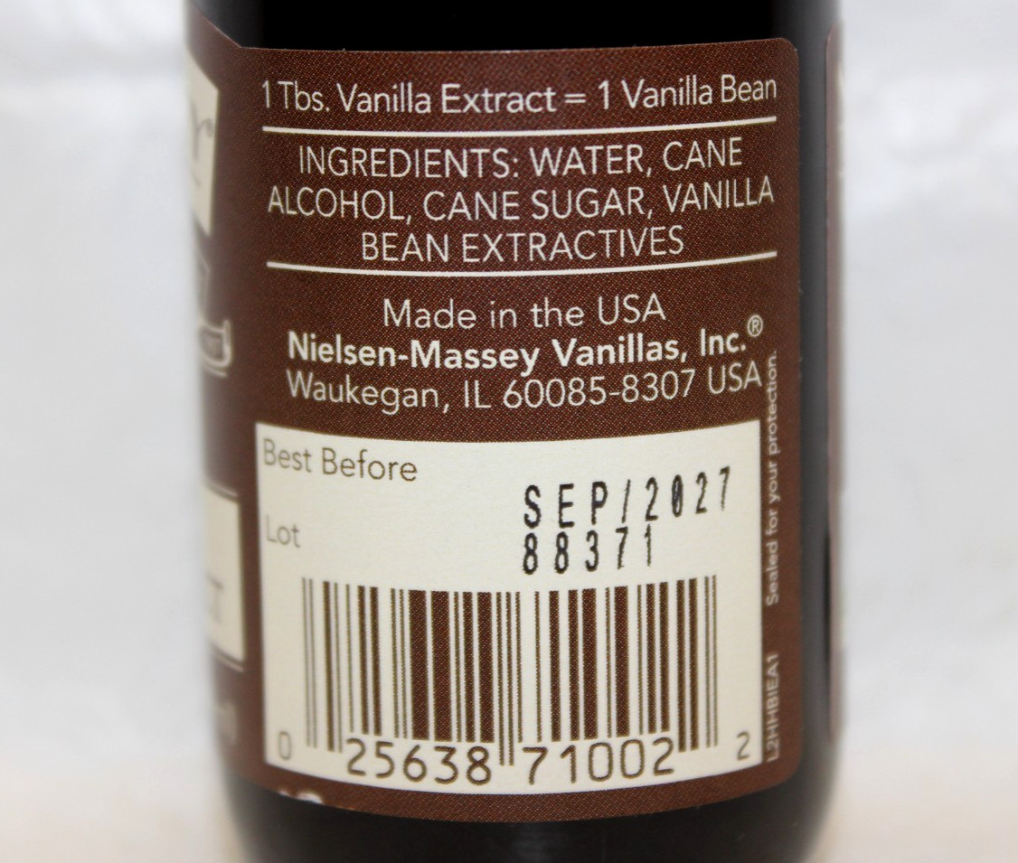 USA Nielsen-Massey Finest Quality Pure Vanilla Extract 2 FL OZ (59 ml) NON GMO