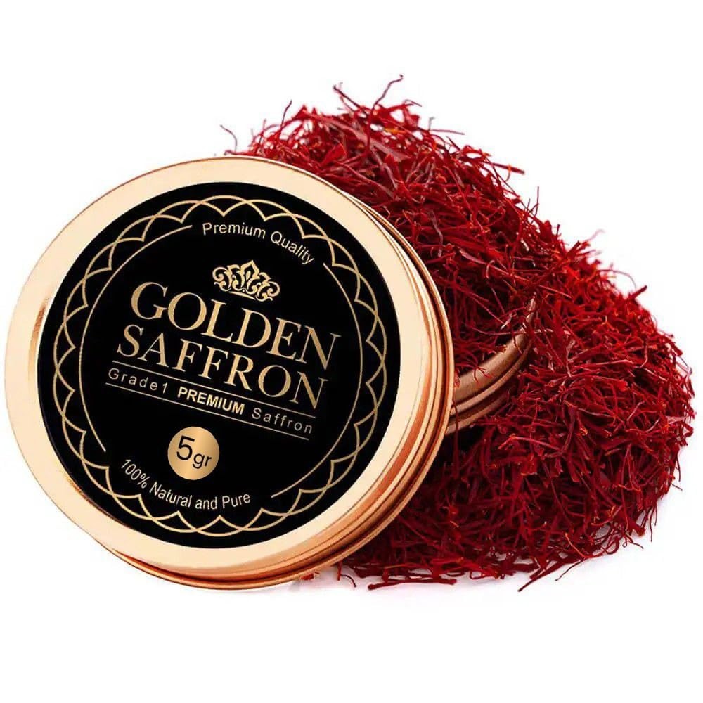 Finest Pure Premium All Red Saffron Threads, Grade A+ Super Negin, Non-GMO Ve…