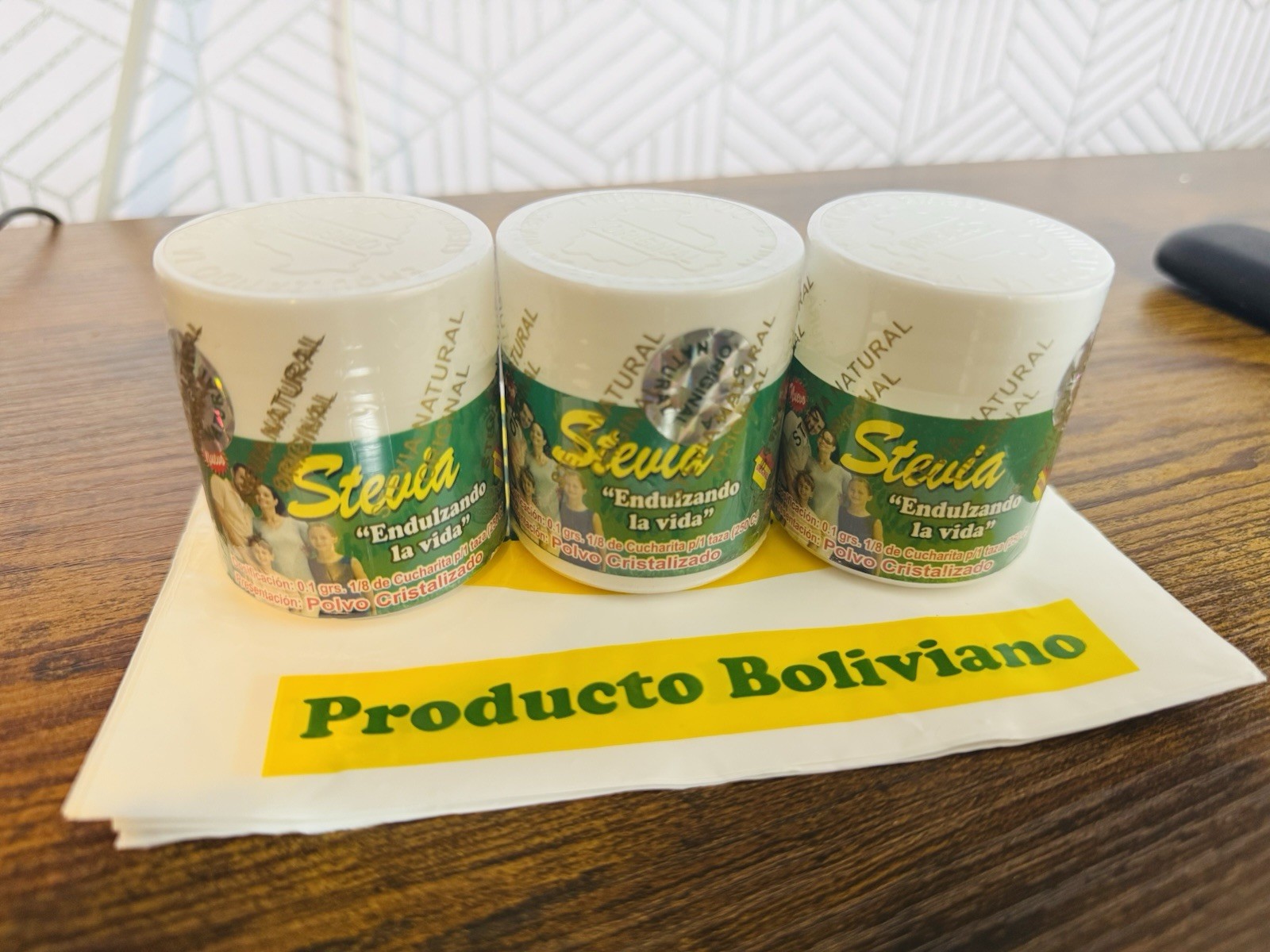 (1)STEVIA natural Bolivia 80 Gr -SWEETENER