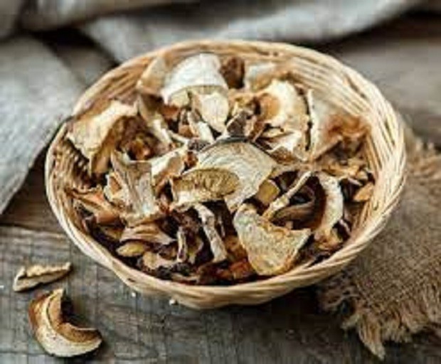 Dried porcini (Boletus) from Ukraine Carpathian mountaines.