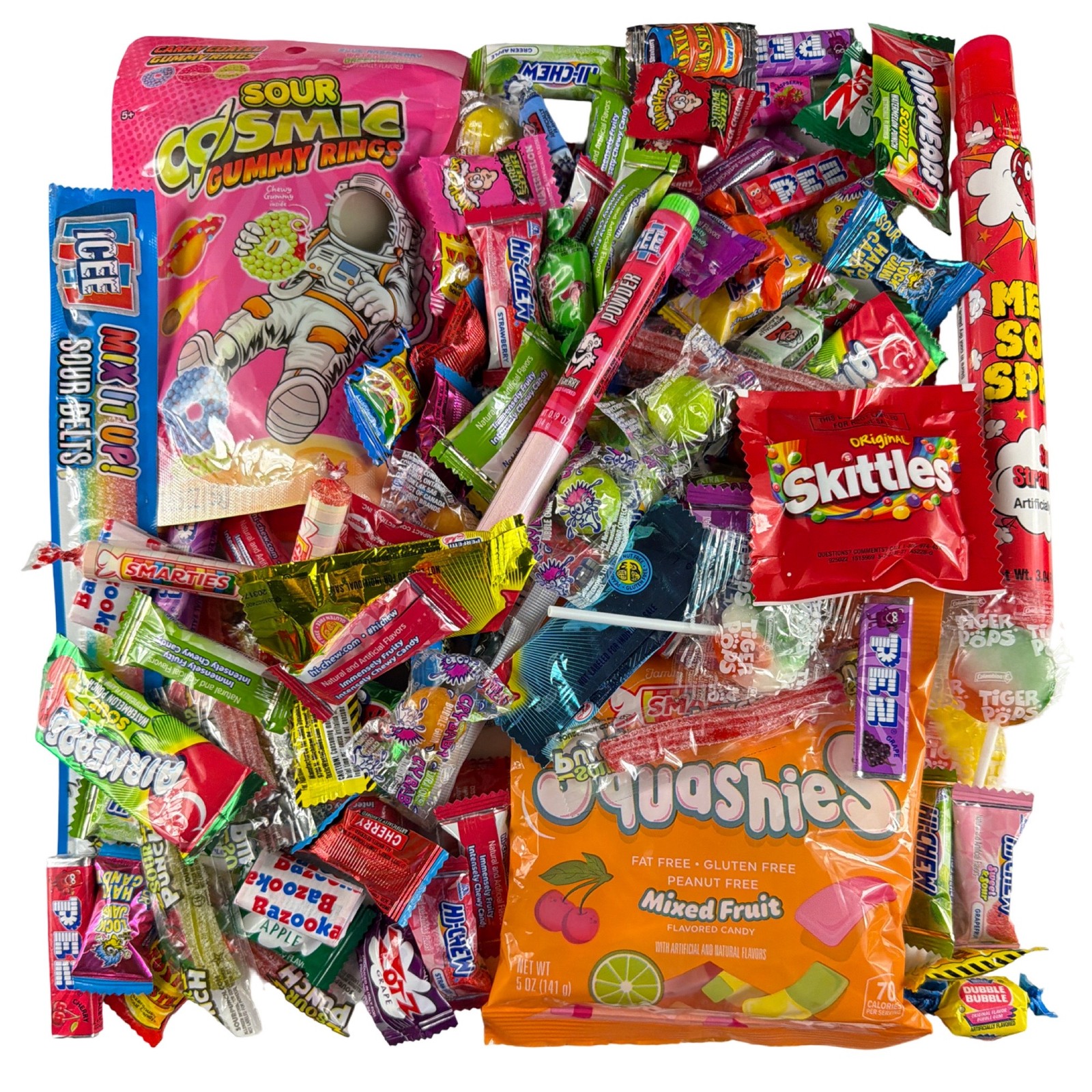 Mixed Wrapped Branded Candy 5 lb Ultimate Variety Mix, Sweet, Sour & Full Size A