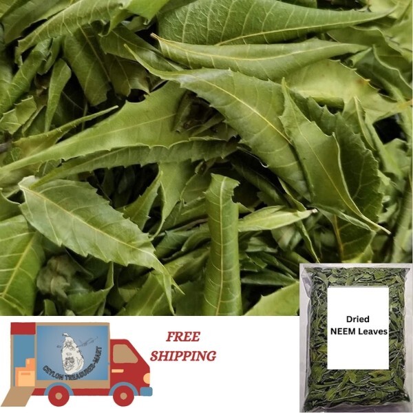 Neem Freshly Picked Dried Leaves Ceylon Herbal Organic Pure Premium Quality