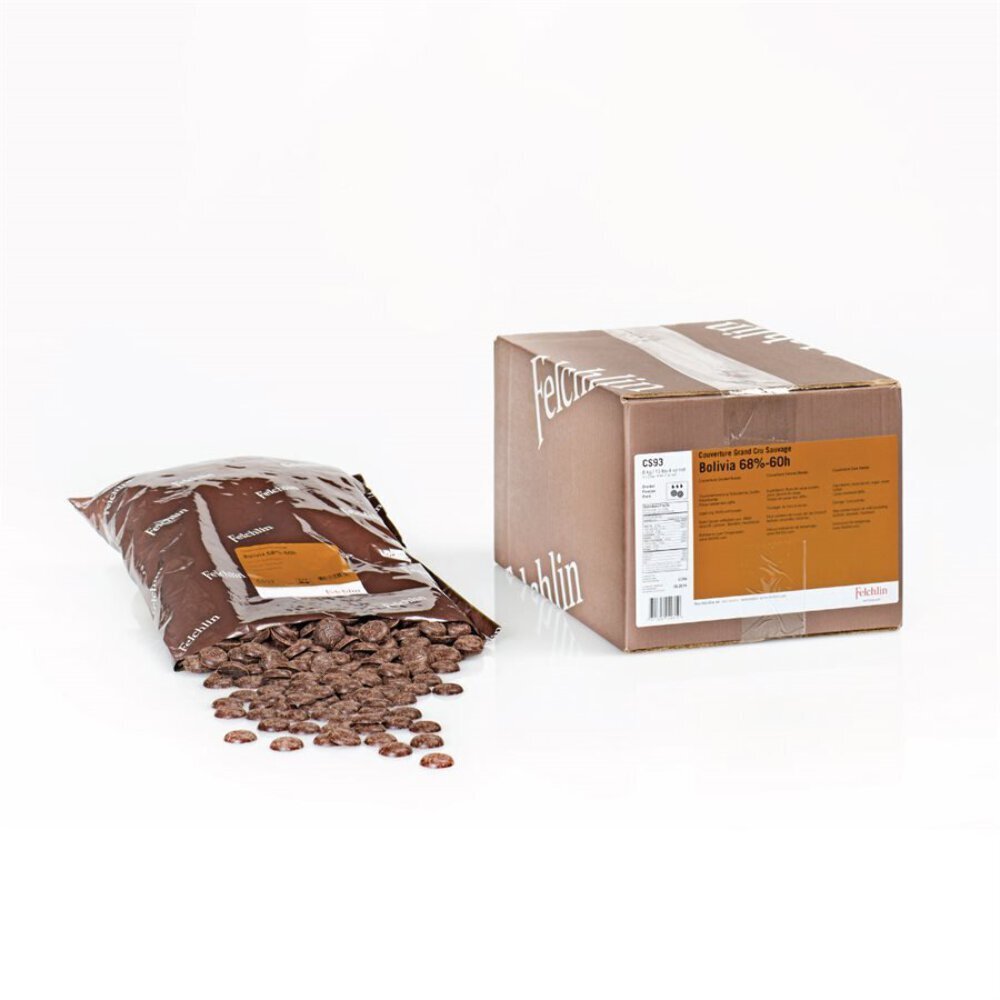 Felchlin Noble Swiss Bolivia 68% Dark Couverture Chocolate