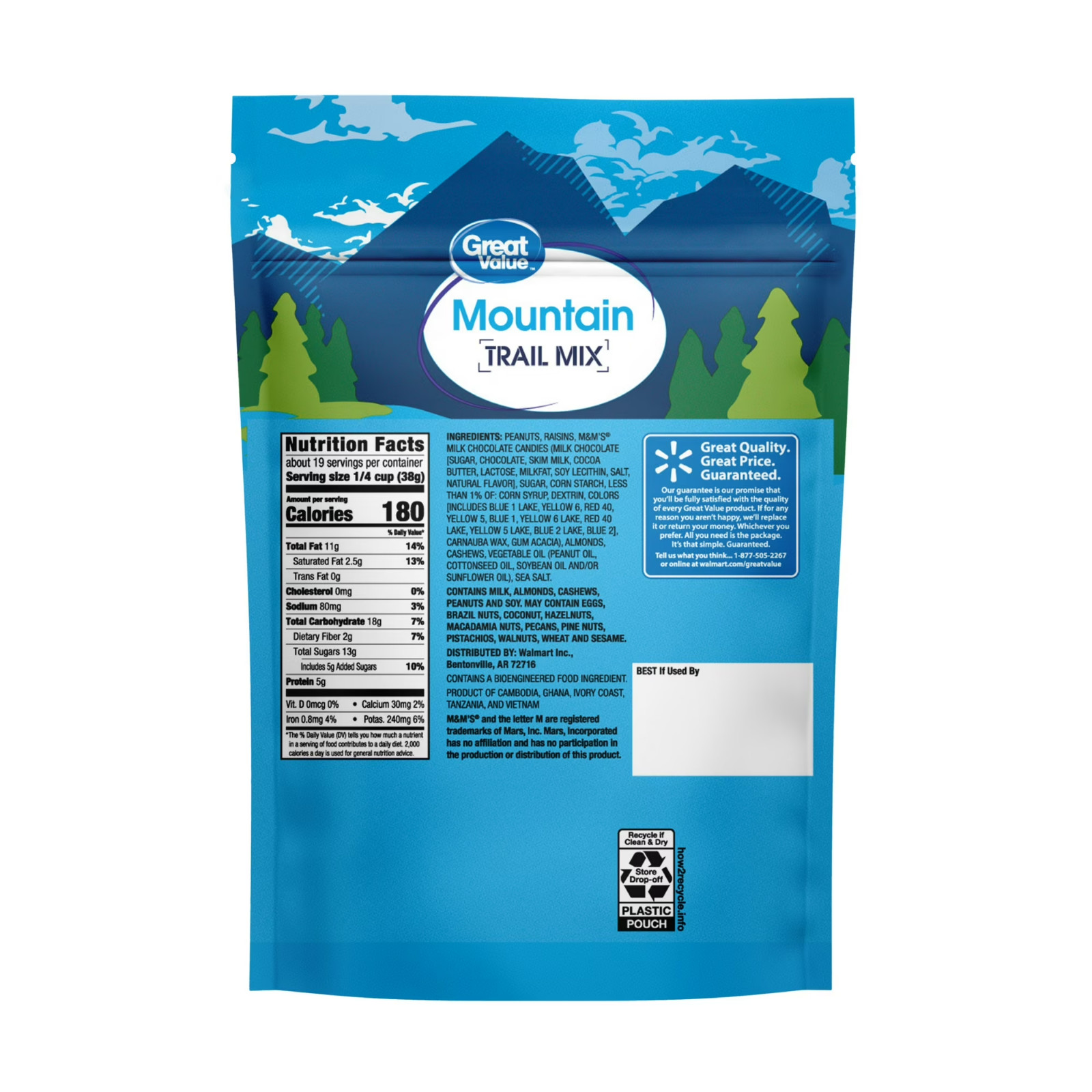 Great Value Mountain Trail Mix, 26 oz