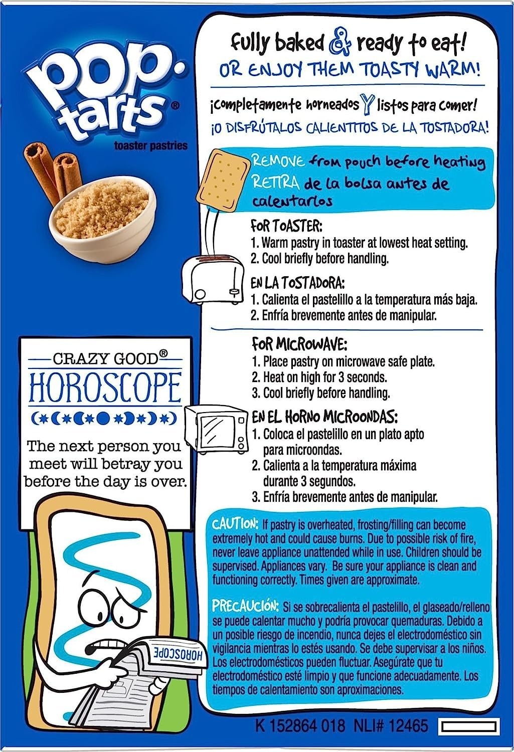 Pop Tarts Toaster Pastries, Unfrosted Brown Sugar 14 Ounce (Pack of 2)