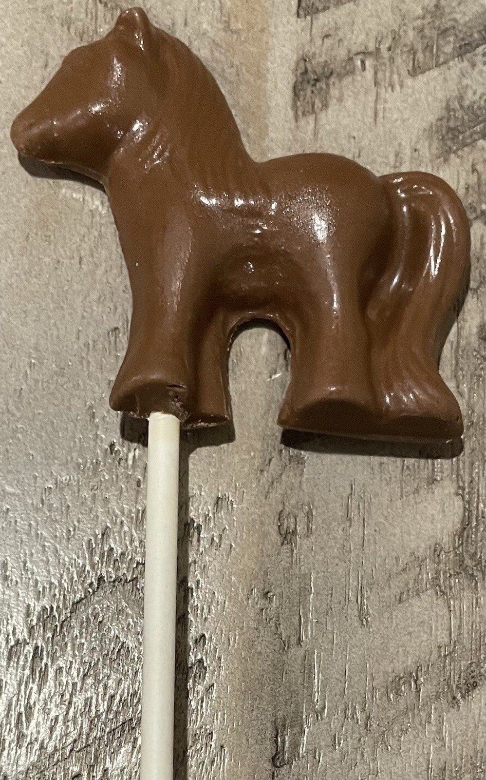 12 (one dozen) Pony Animal Birthday Chocolate Lollipop Party Favors