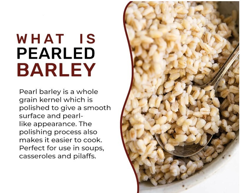 PEARL BARLEY Whole Grain USA Grown Non-GMO Vegan – Soup, Salad, Bread, Beer etc