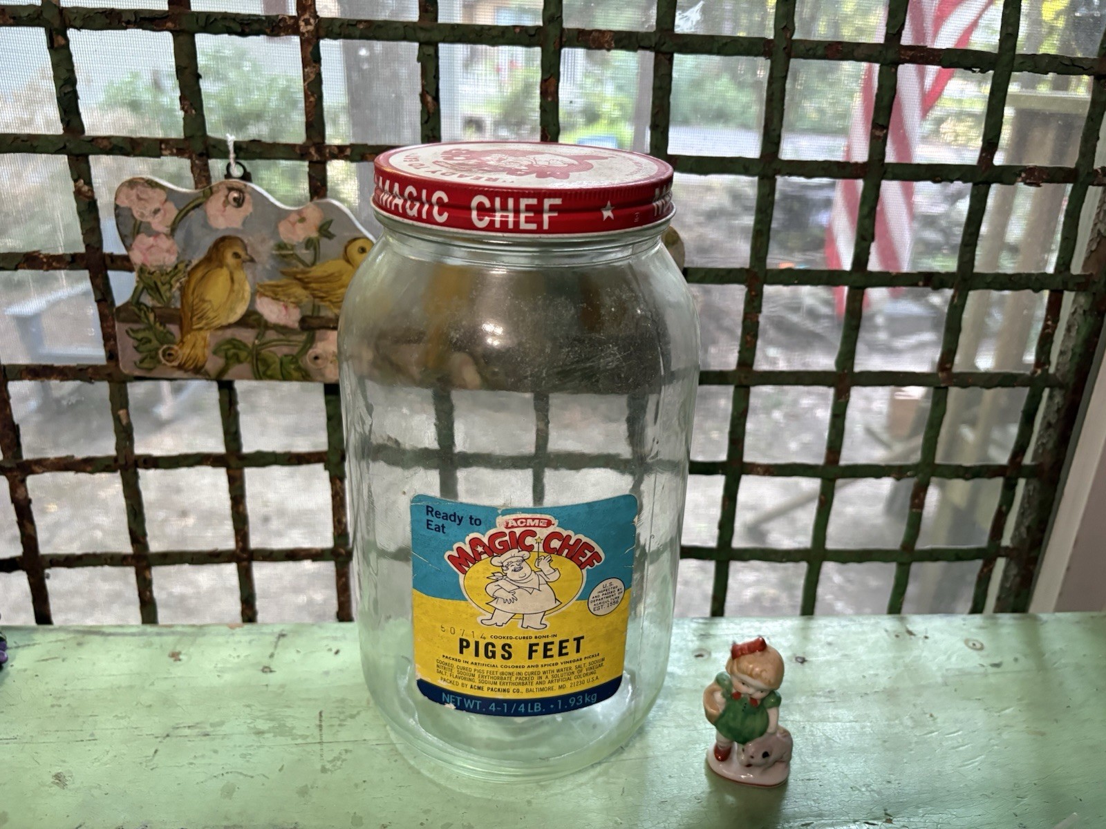 Pigs Feet Magic Chef Empty Jar