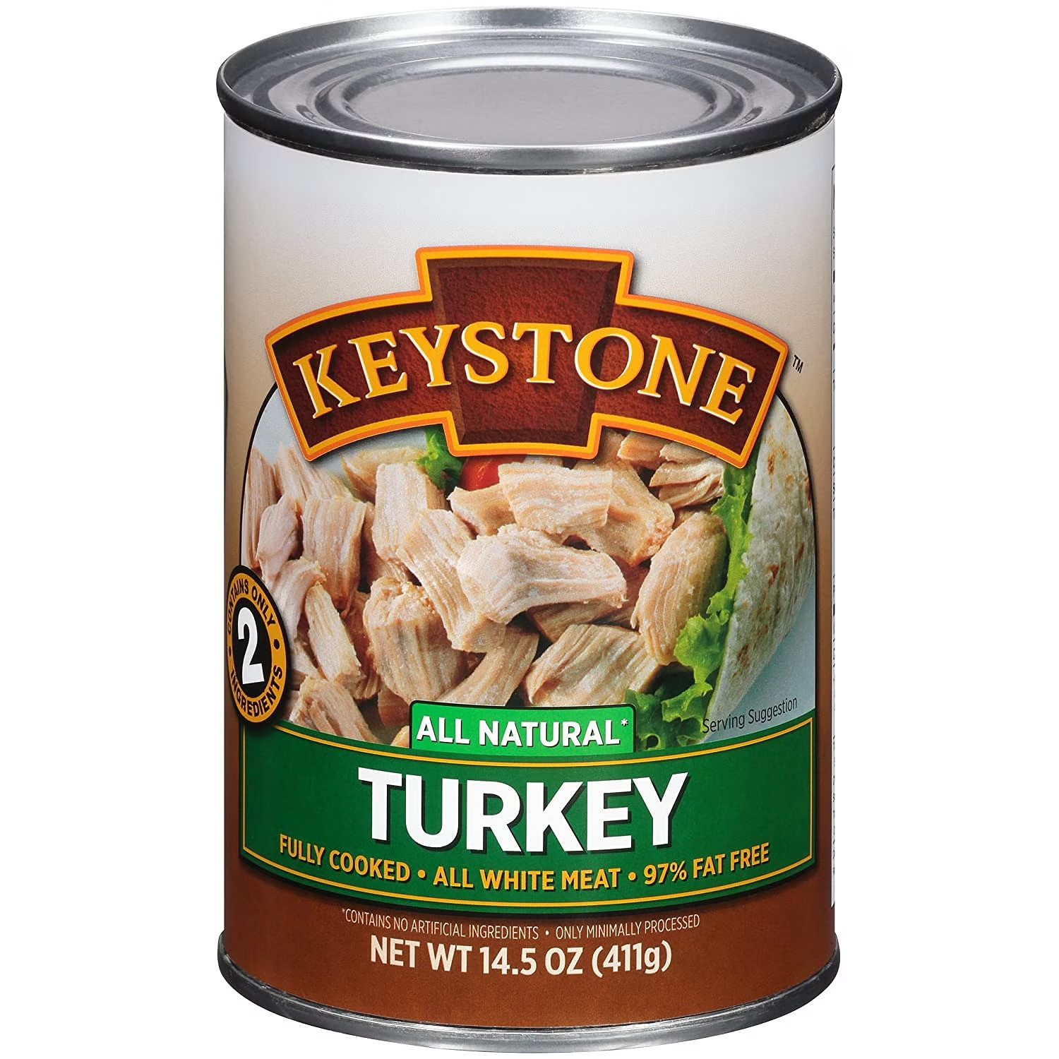 24 Cans- Keystone Meats All Natural Turkey Fully Cooked 14.5oz No Preservatives✅