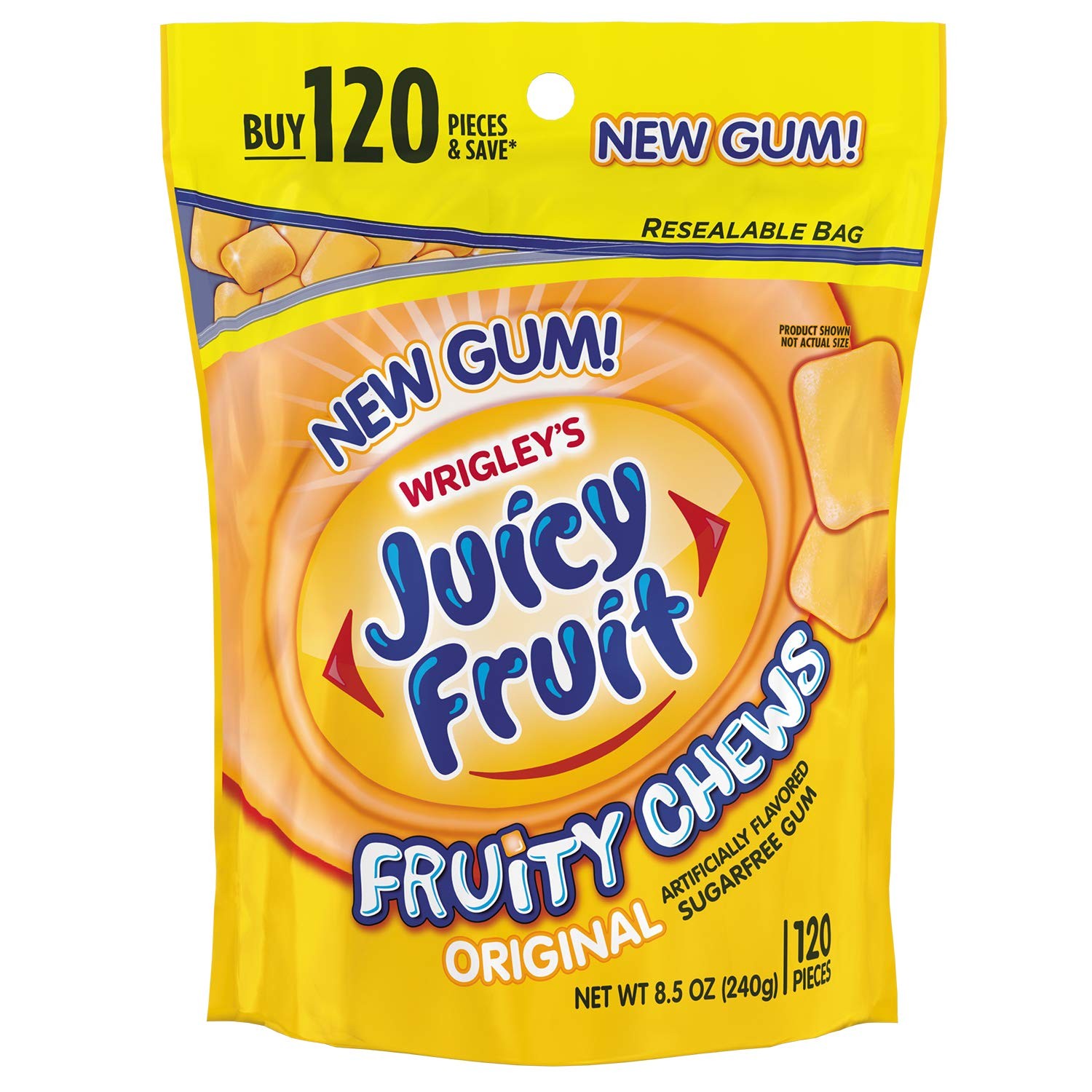 Original Bubble Chewing Gum, 5 Count (Pack of 18)