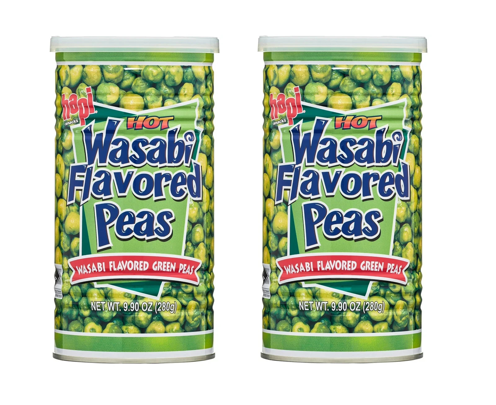 Hapi Snacks Wasabi Peas, Hot, Shelf-Stable, Gluten-Free, 9.9 oz.