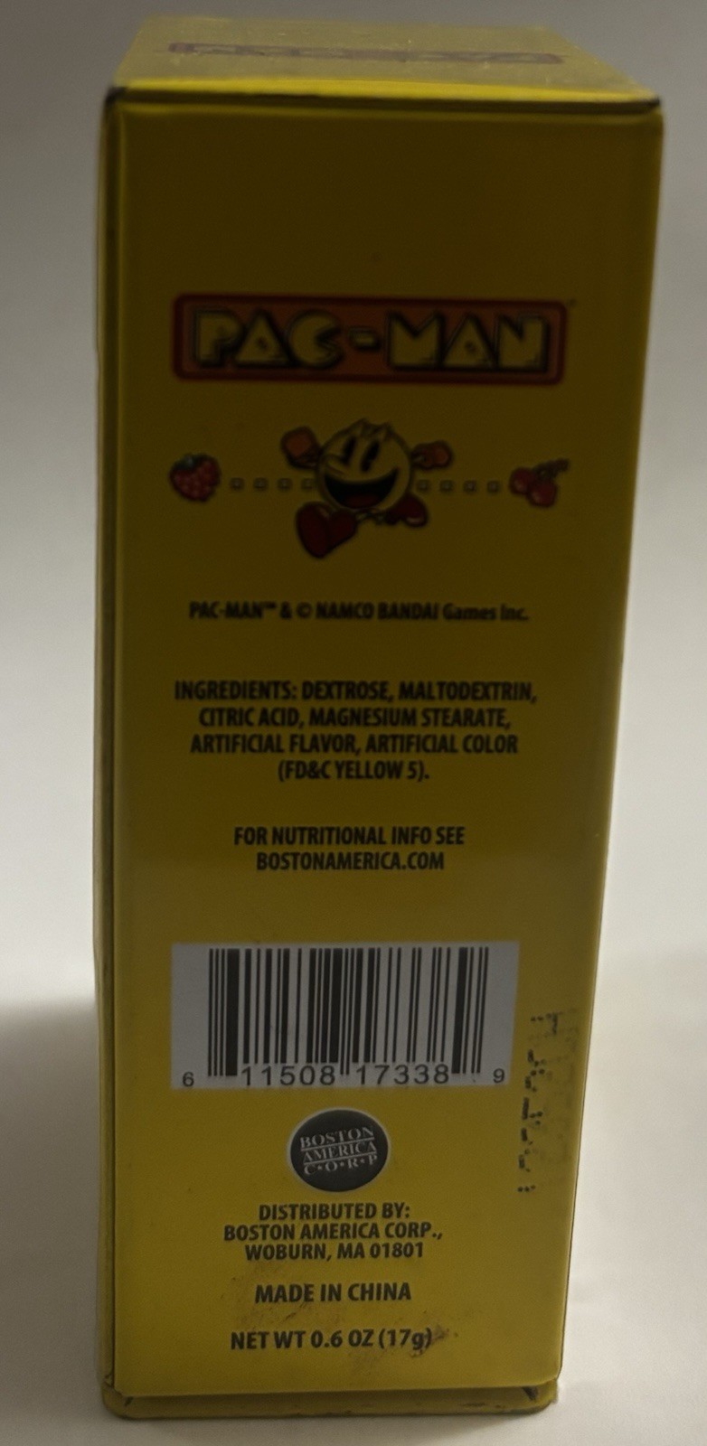 Vintage Pac-Man Arcade Tin Candy Container New Factory Sealed 3.5” Fast Shipping