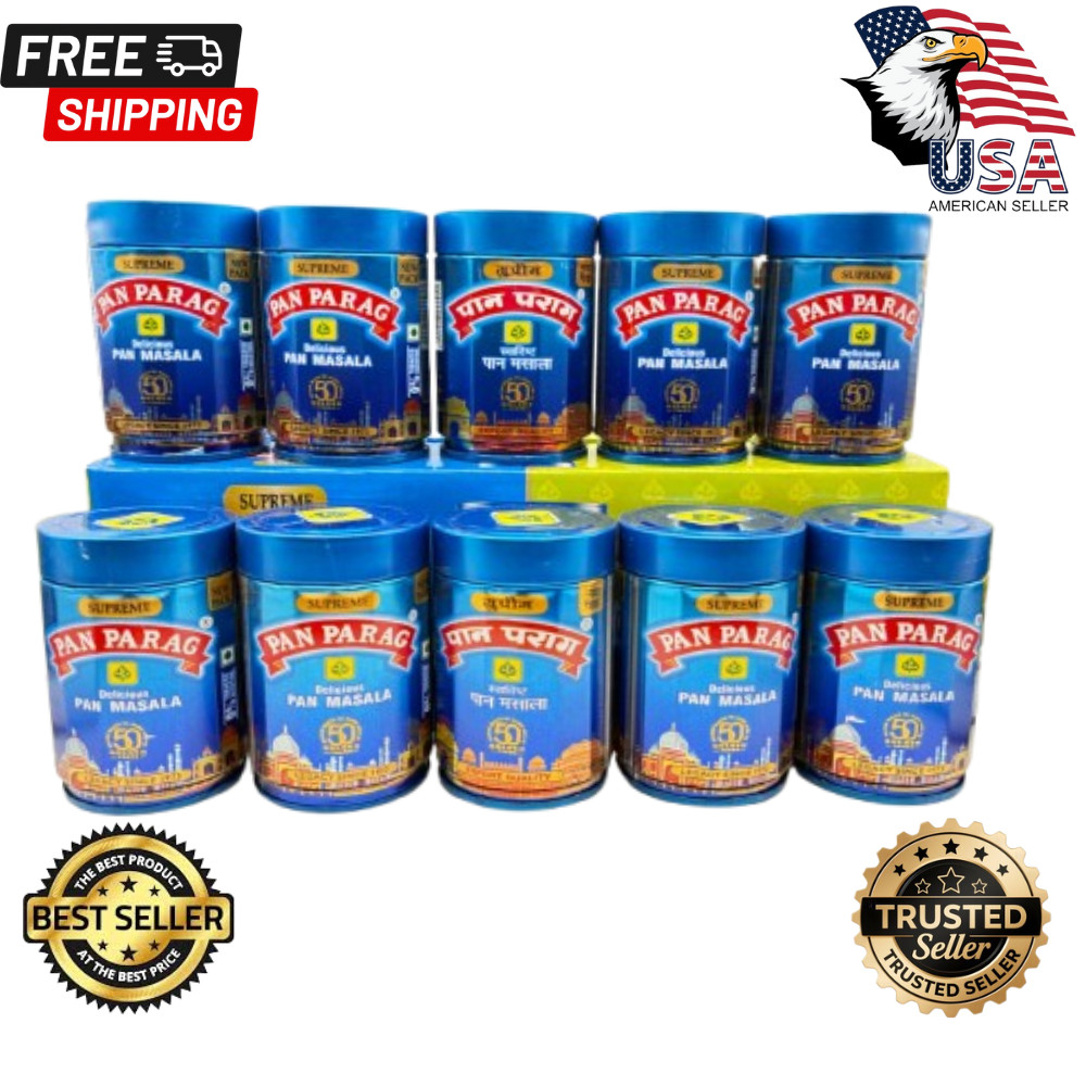 Pan Parag 100g Each Pack Of 10 Fresh Export Pan Masala Mouth Fresher EXP 03/26
