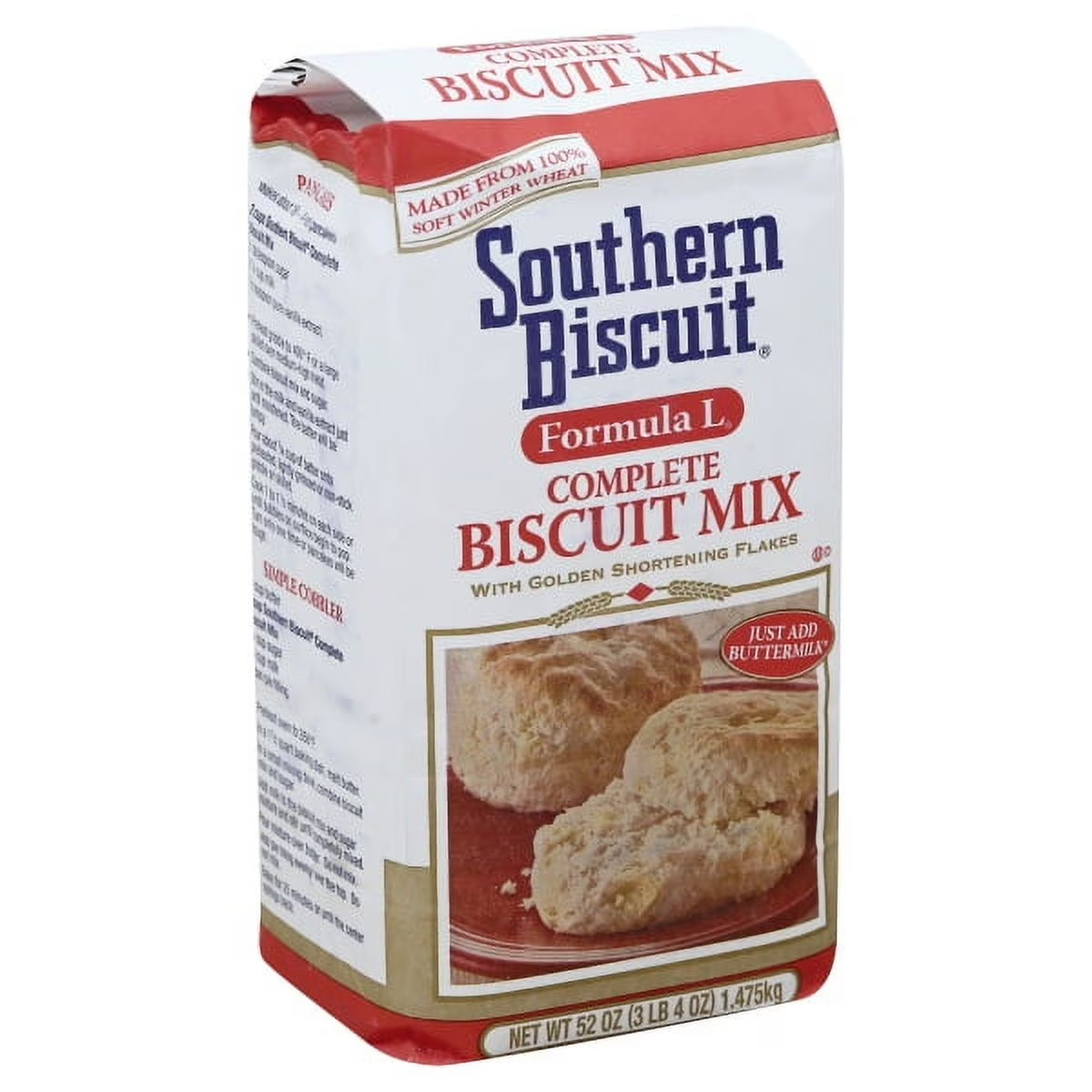Formula L Southern Biscuit Mix, 52 oz – Premium All-Purpose Baking Blend