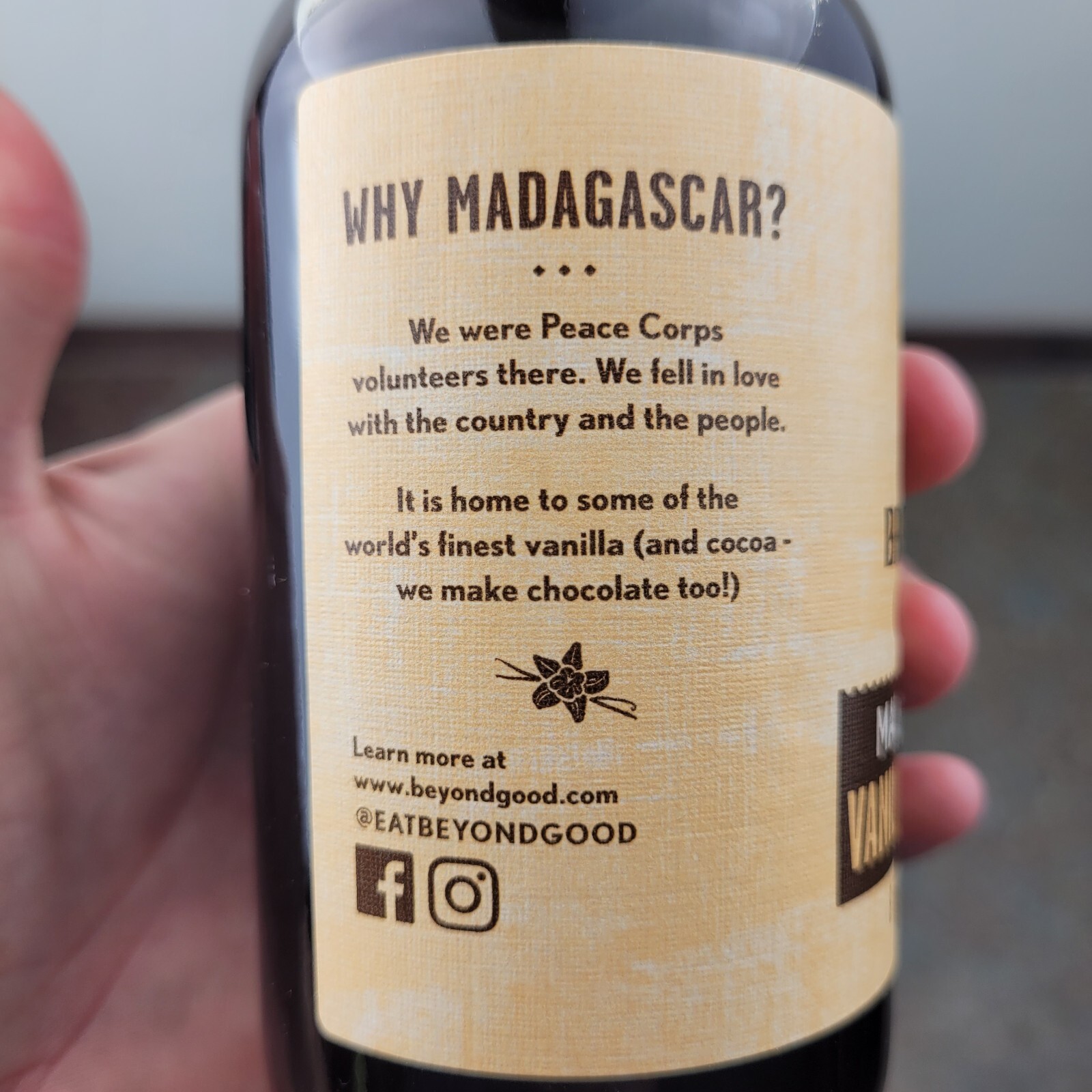Beyond Good Pure Madagascar Vanilla Extract 8 FL OZ