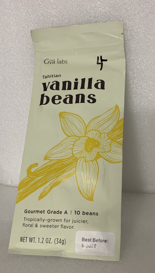 Tahitian VANILLA Beans Whole Grade A 5-7” Pods Baking Cooking 10Ct BB 5/26