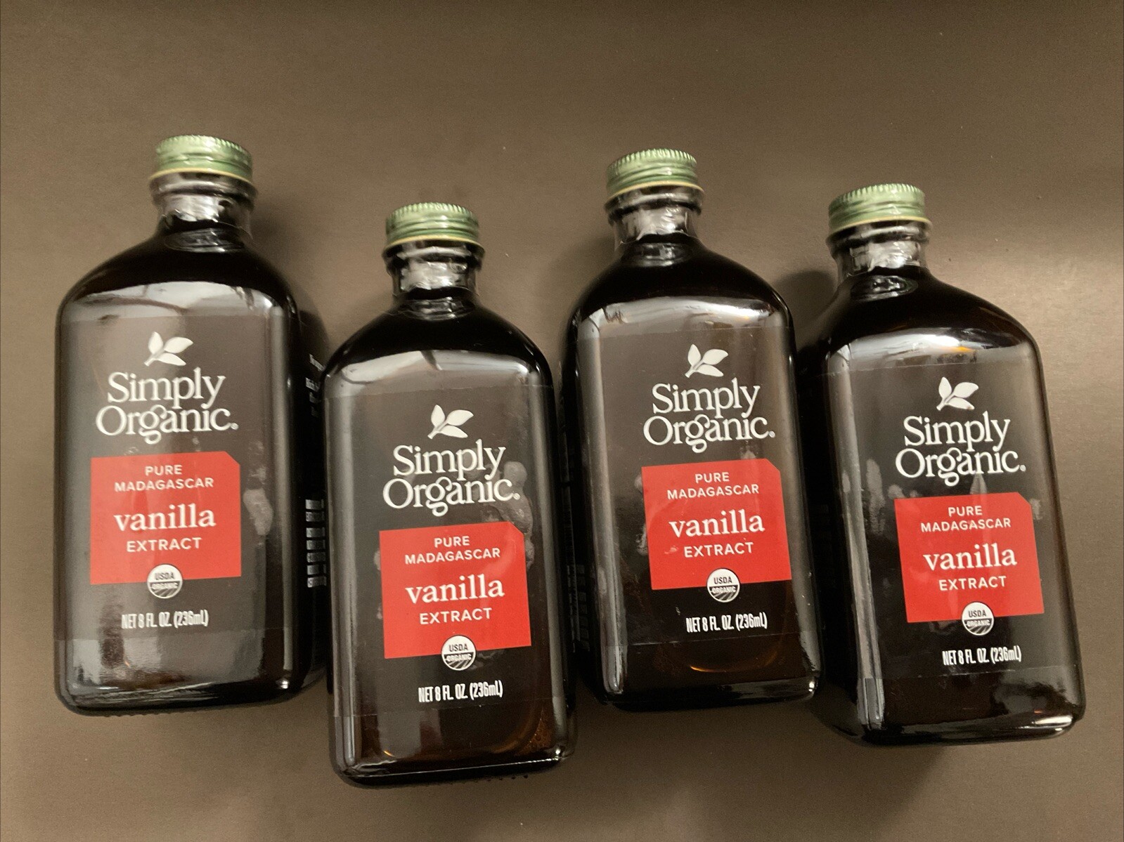 New Simply Organic Madagascar Pure Vanilla Extract-8 Ounce Bottles-