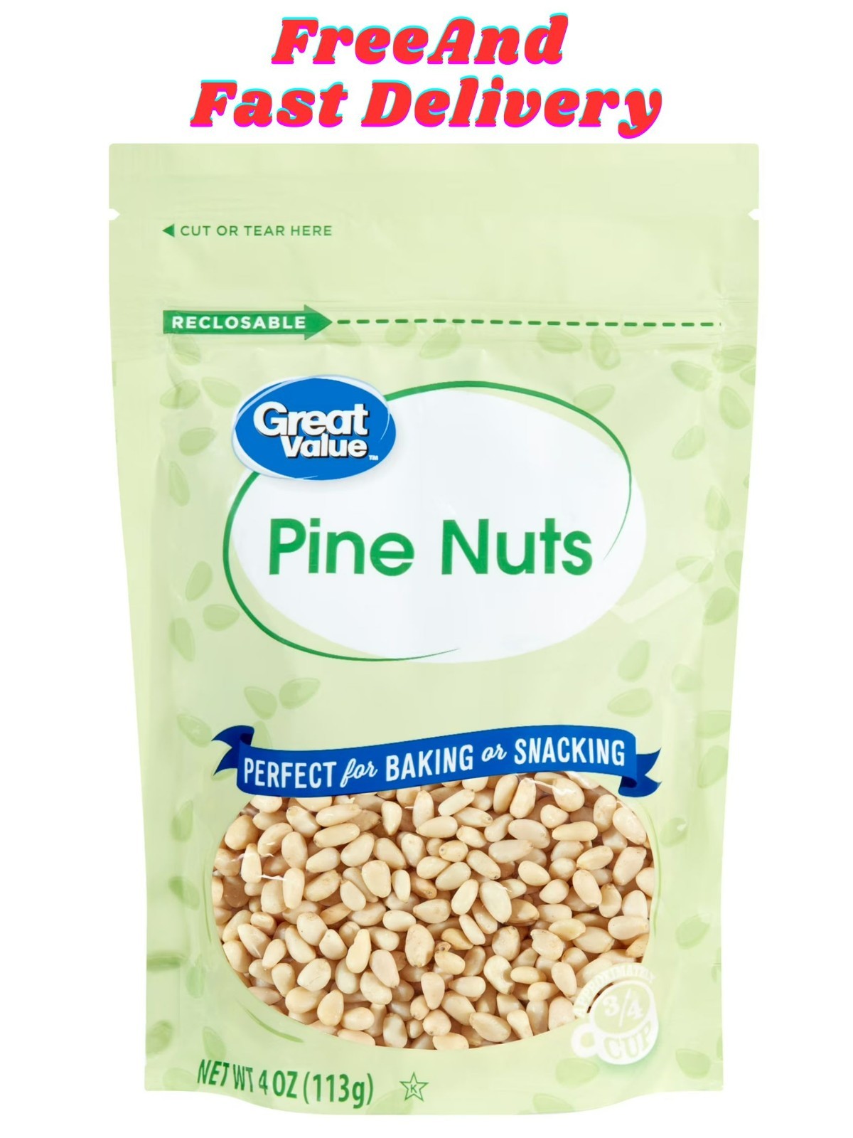 Great Value Pine Nuts, 4 oz
