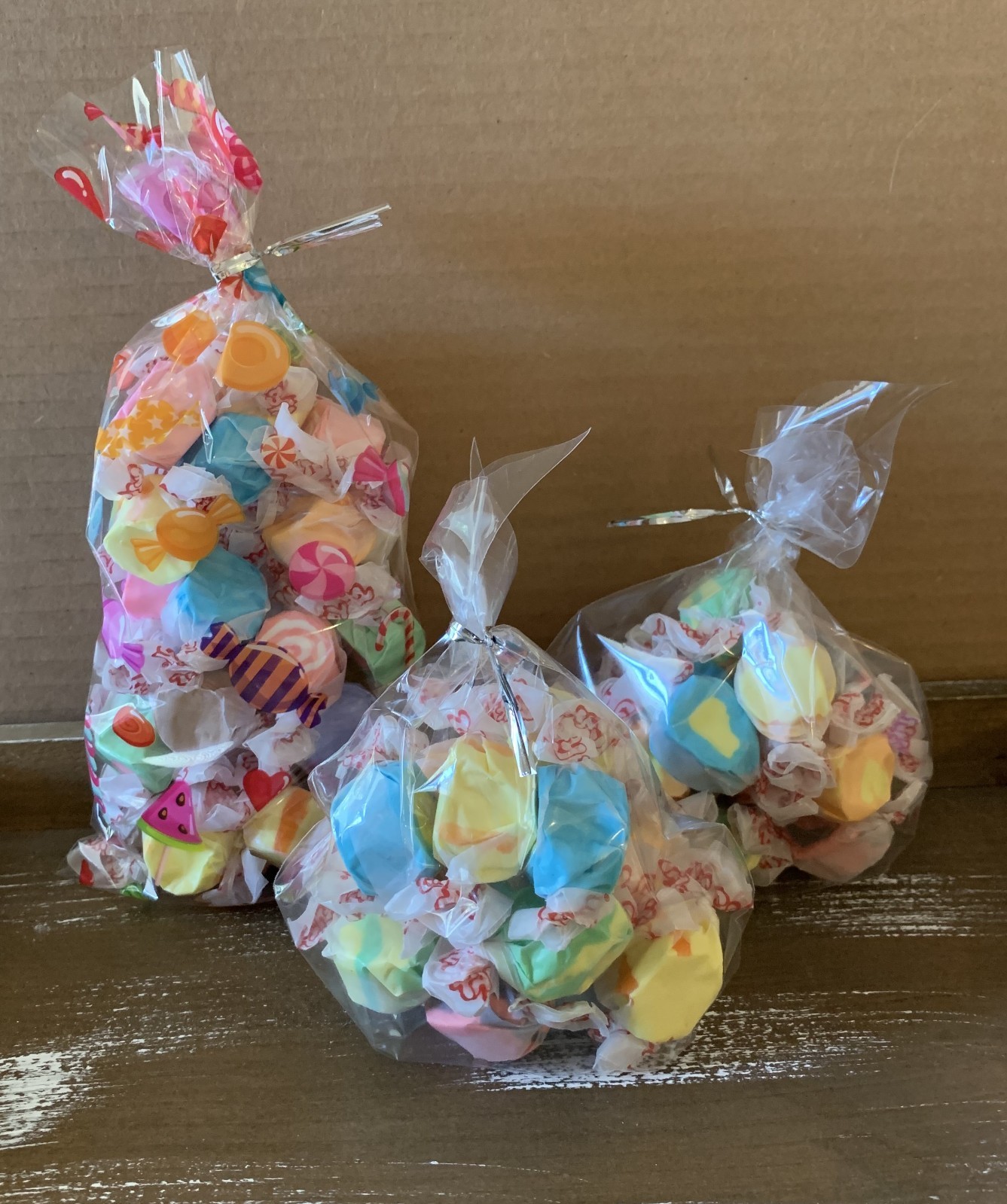Taffy Assorted Gourmet Salt Water Candy, 1/4 lb – 1/2 lb – 1 lb bags available!