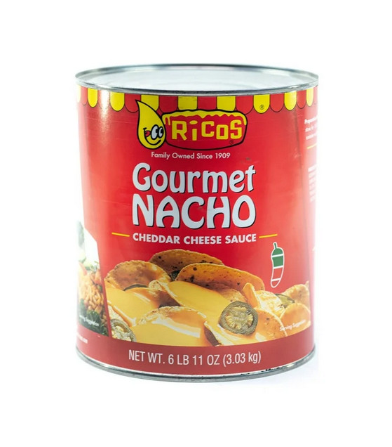 Ricos Gourmet Nacho Cheese Sauce, 107 oz Can, Shelf-Stable