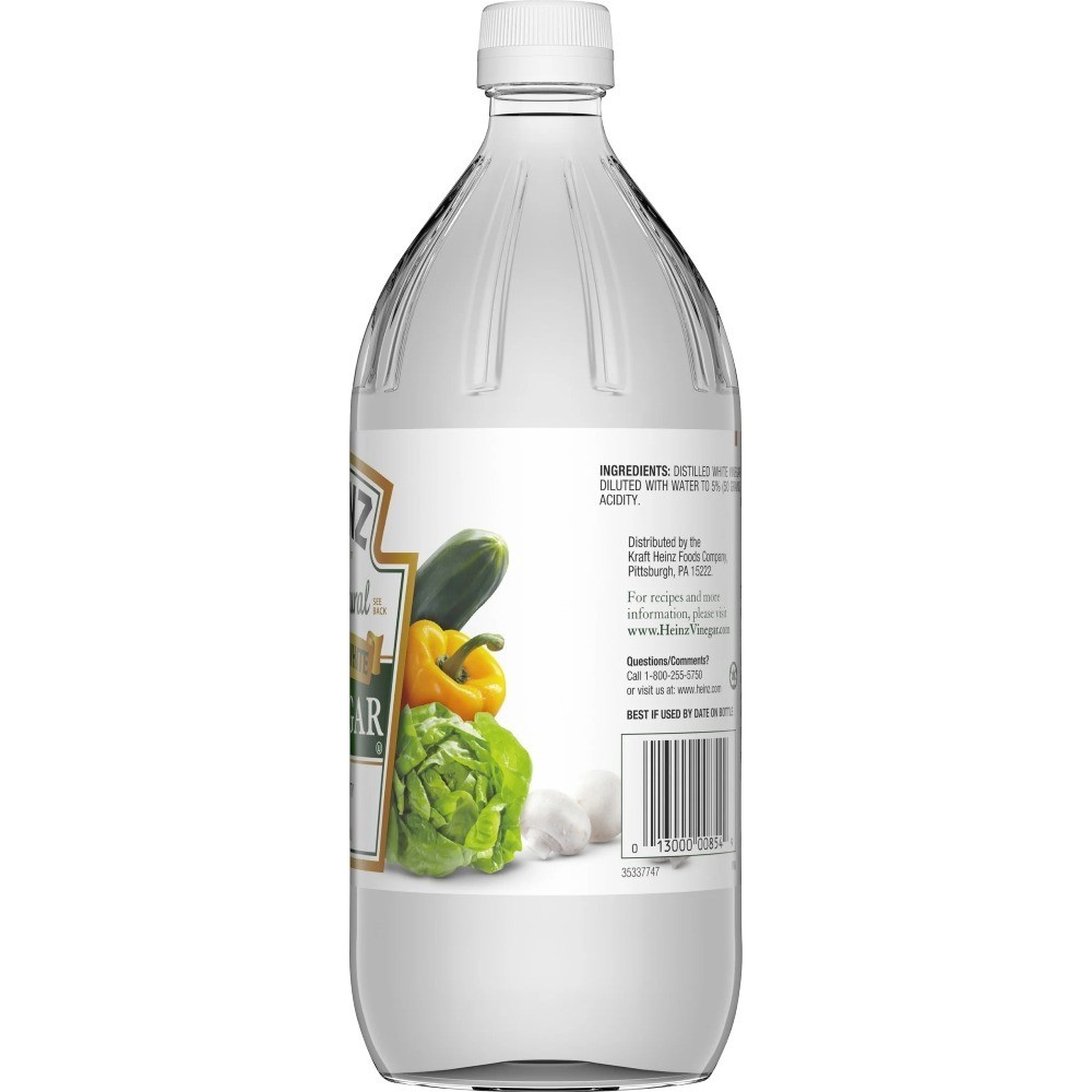 Pure Distilled White Vinegar 5% Acidity All Natural 32 fl oz 3 Pack Unbranded