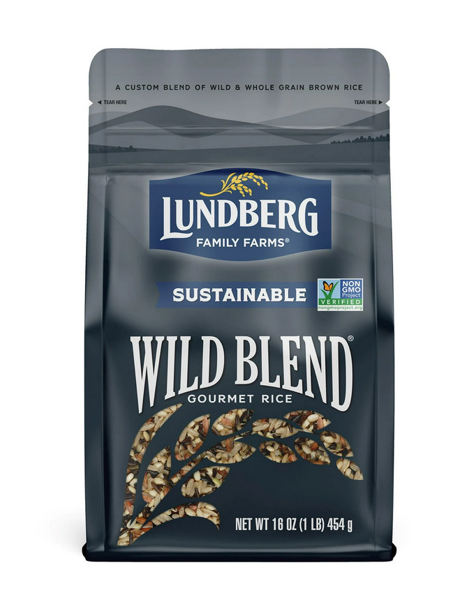 Lundberg Sustainable Wild Blend Rice – Gluten Free, Vegan, 1lb Resealable Bag