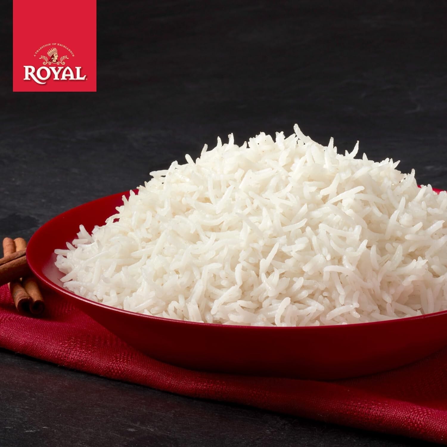 Royal Authentic Naturally Aged Long Grain Indian White Basmati Rice – 15 Lbs