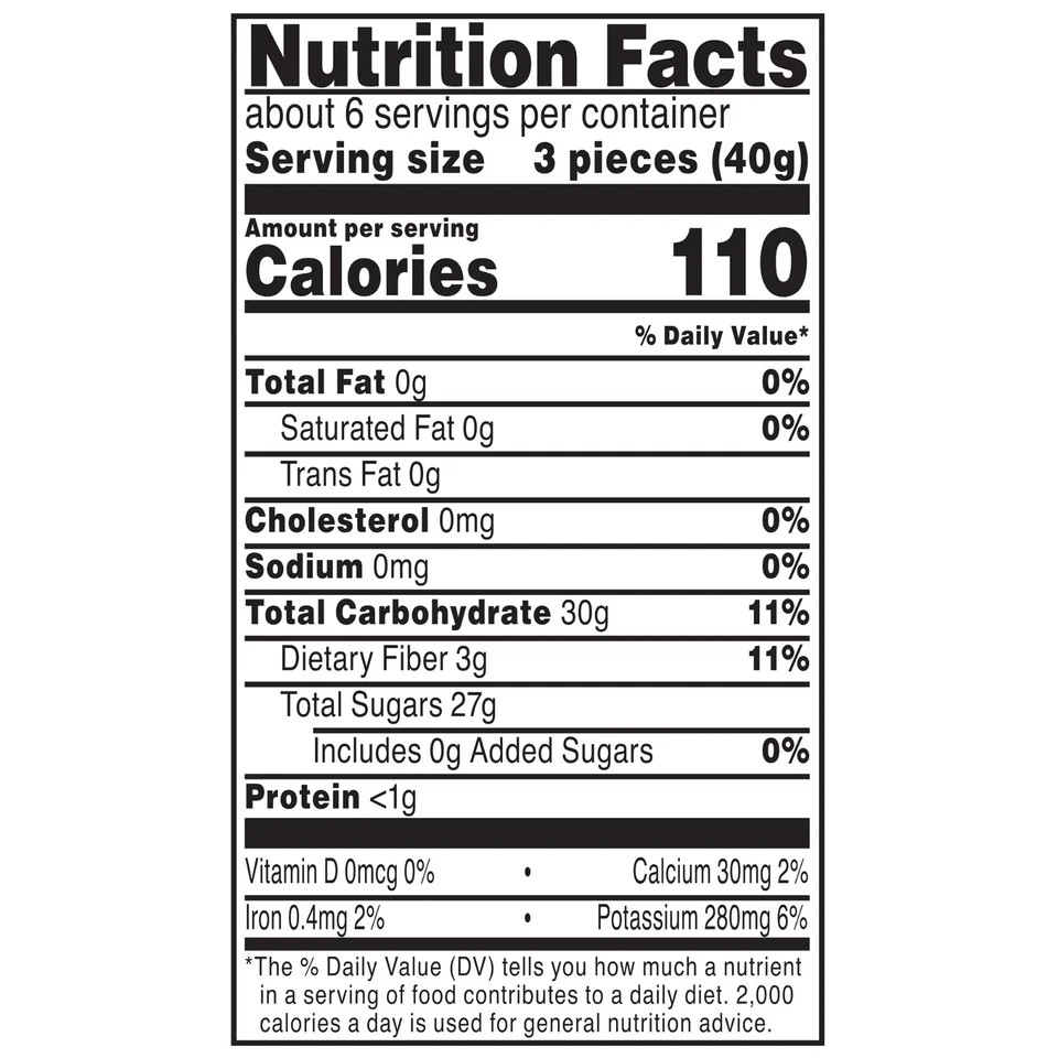 bettergoods Whole Medjool Dates Dried Fruit, 8-ounce BAG