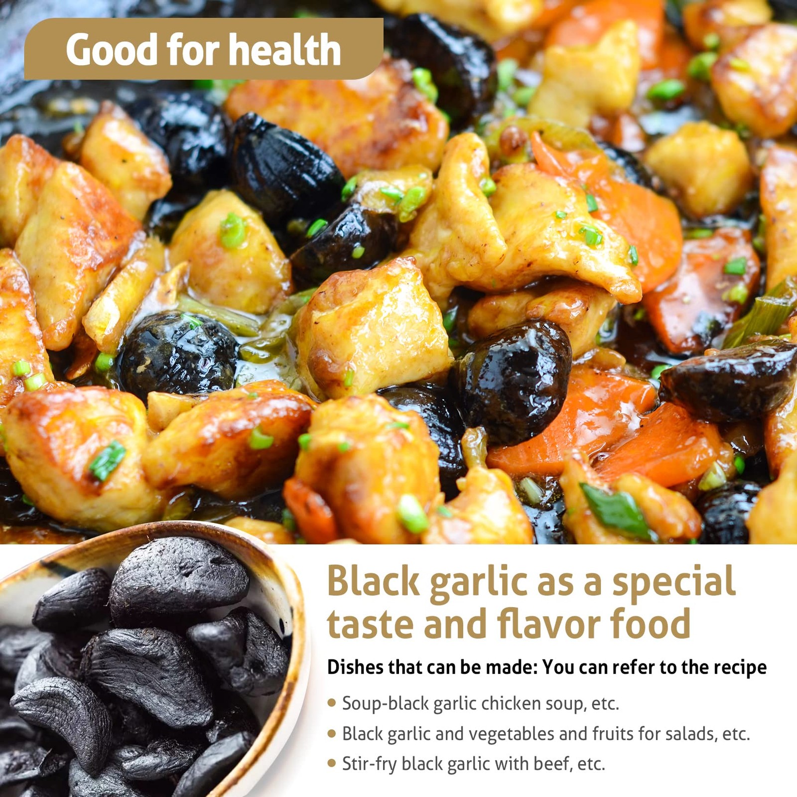 Black Garlic 130g Whole Black Garlic Aged for Full 90 Days Black Garlic Jar 0…