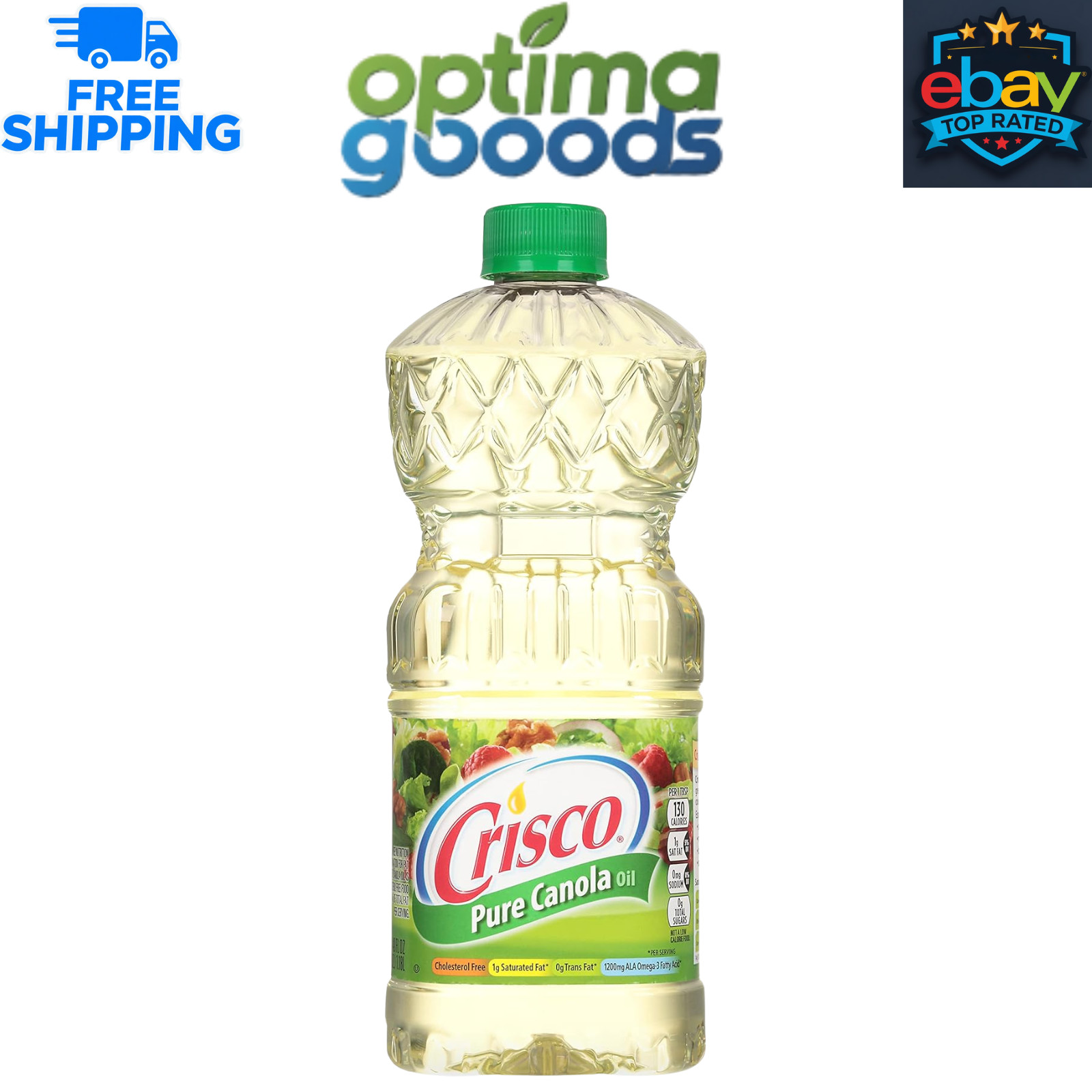 Crisco Pure Canola Oil – 40 Fl Oz, All-Purpose Cooking Oil.