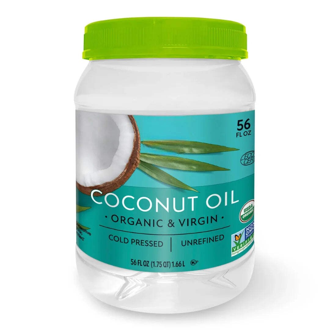 Member’s Mark USDA Organic Virgin Coconut Oil Cold Pressed Unrefined- 56 FL OZ
