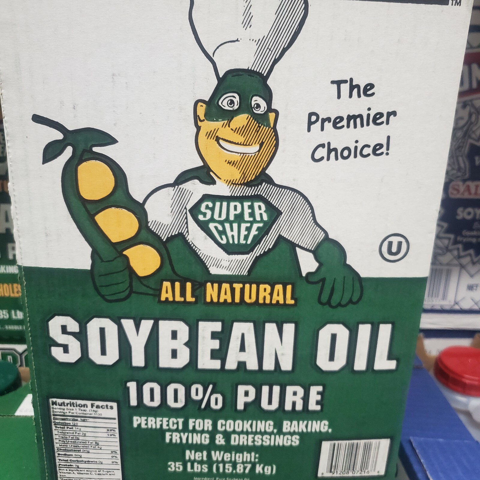 100% superchef soybean Oil – 35 lb. Best seller